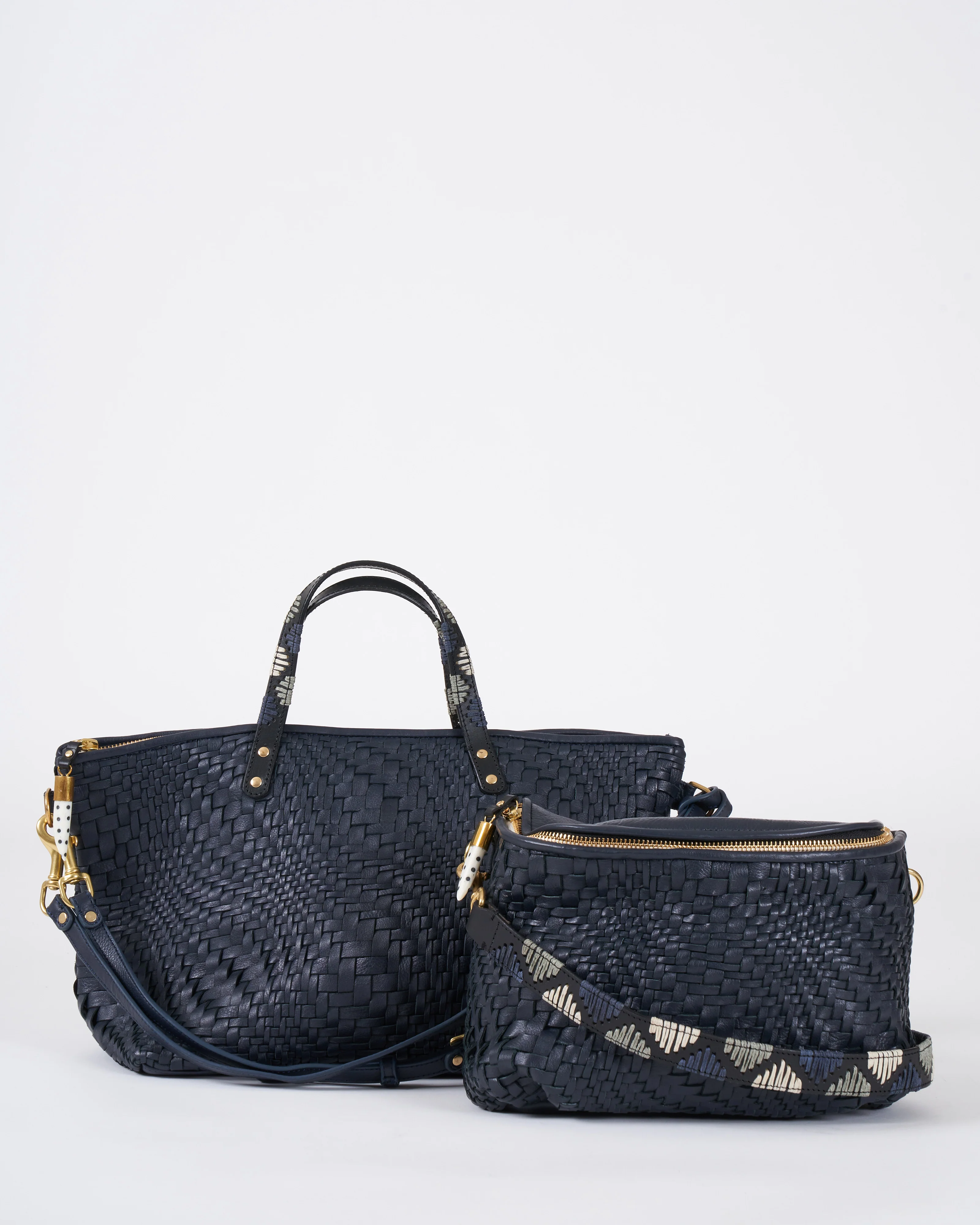 navy weave mini windbourne - navy - Image 2
