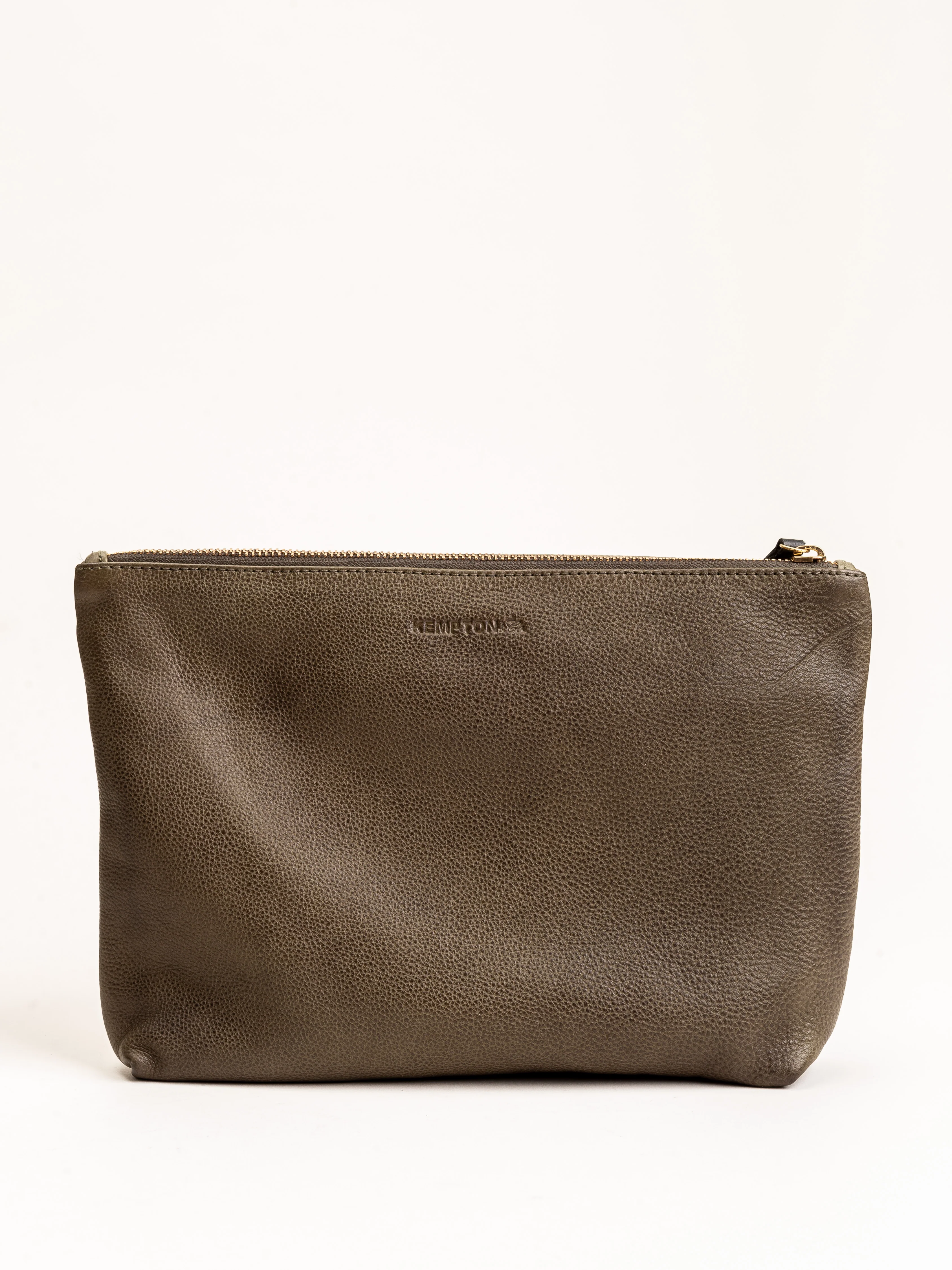 medium pouch - olive woven - Image 2