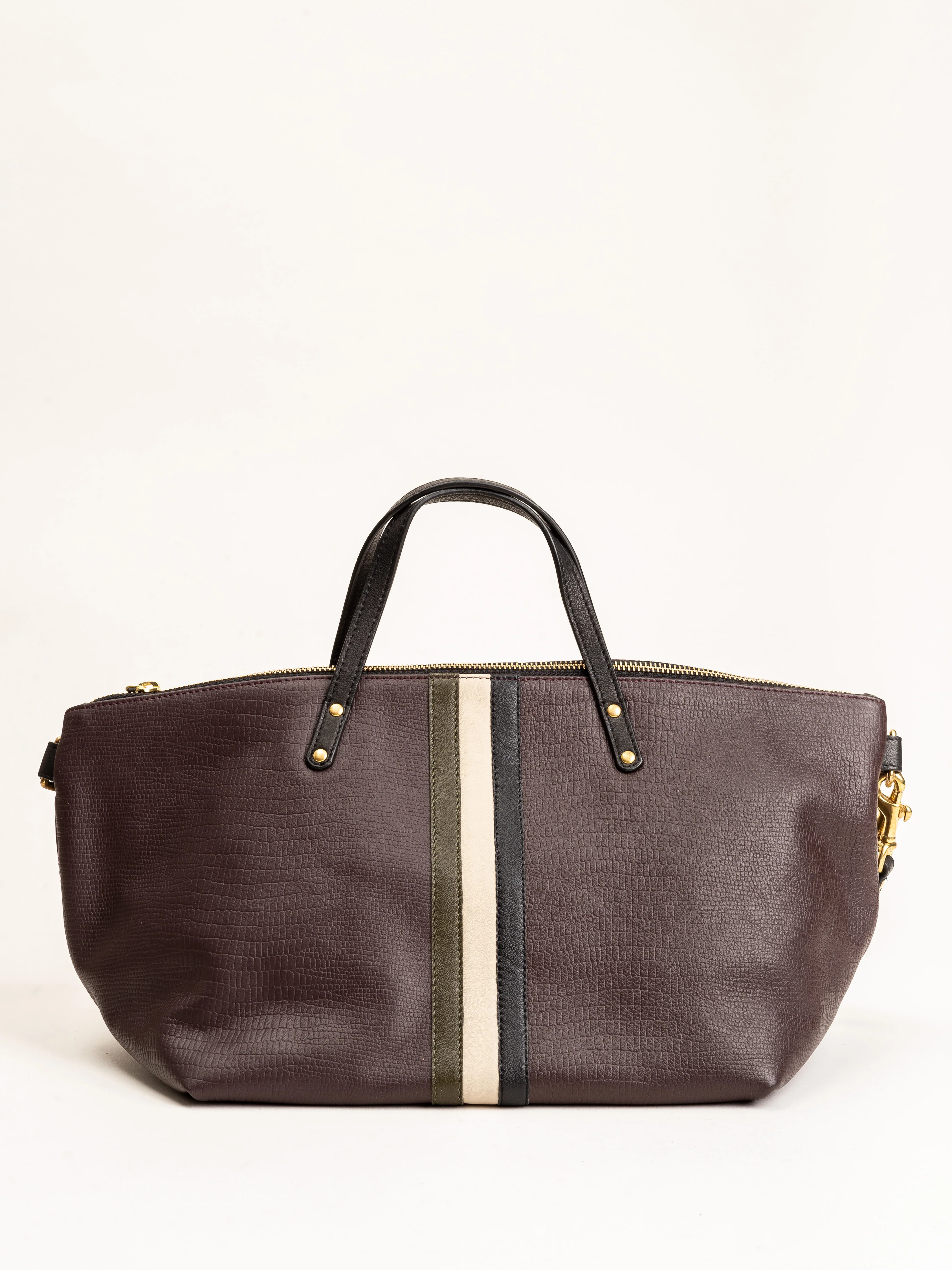 devon holdall - oxblood & petite lizard - Image 5