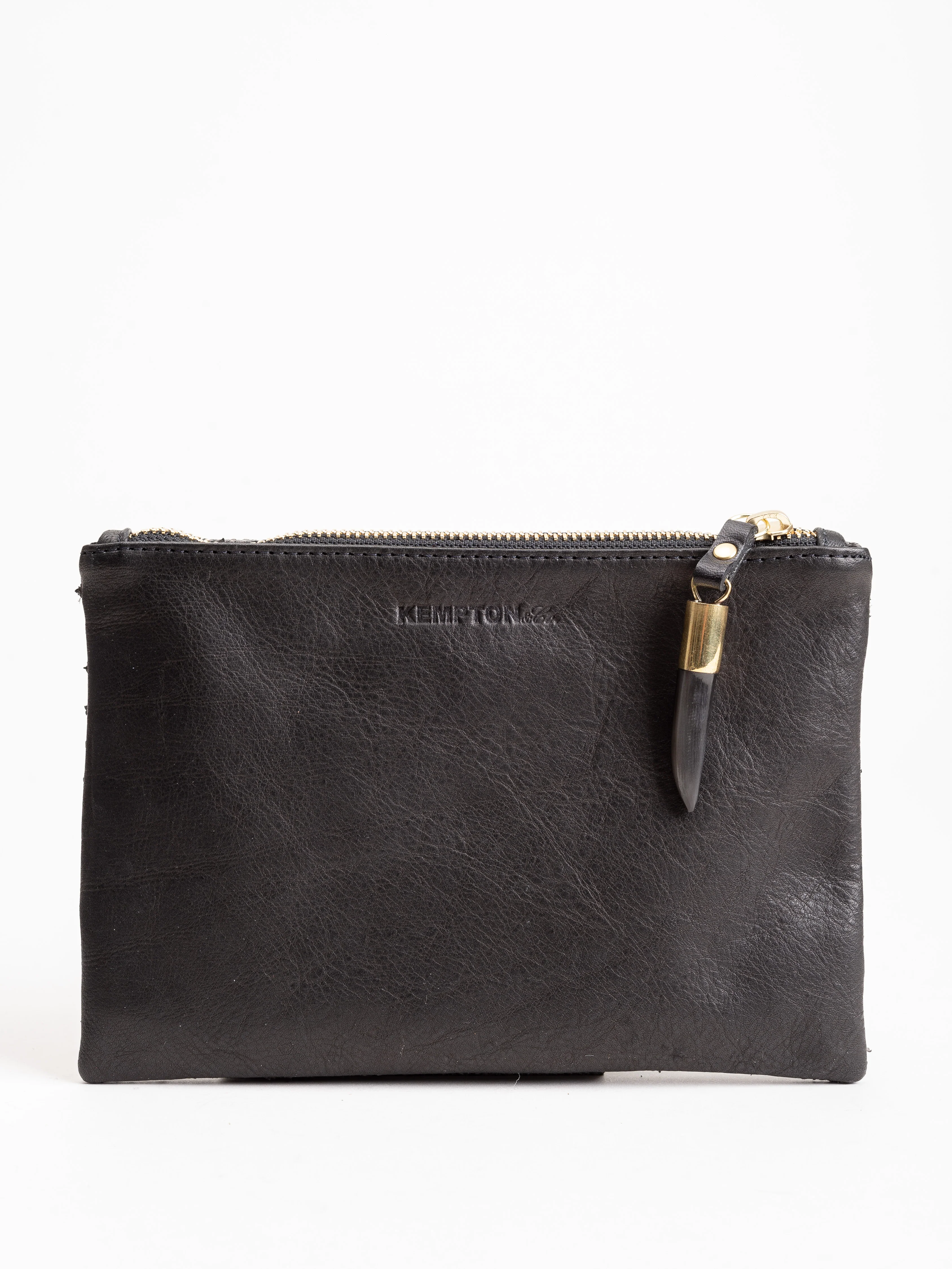 small pouch - pewter chevron - Image 2