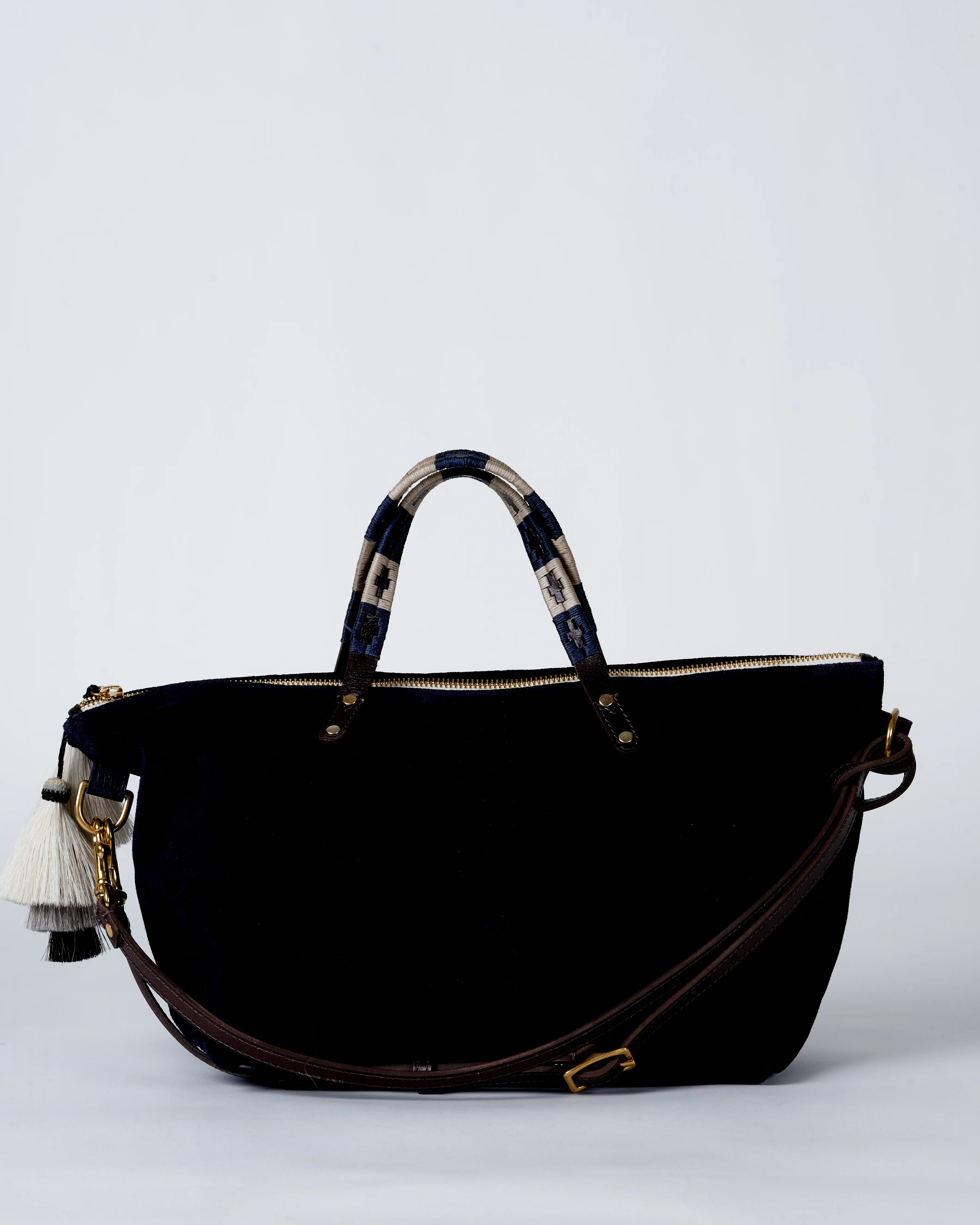 suede polo devon holdall - navy - Image 2