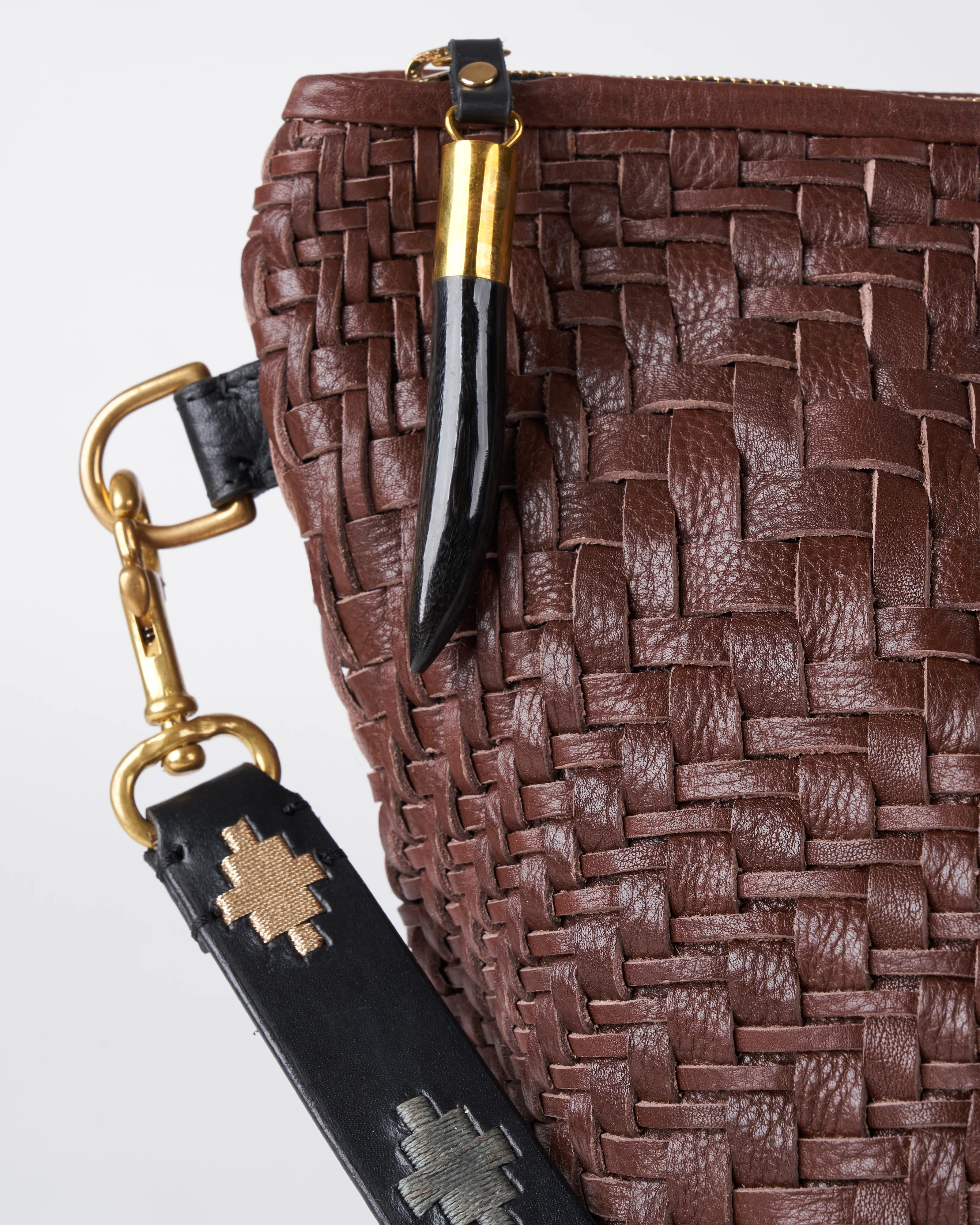 woodleigh holdall cocoa weave - cocoa coa - Image 4