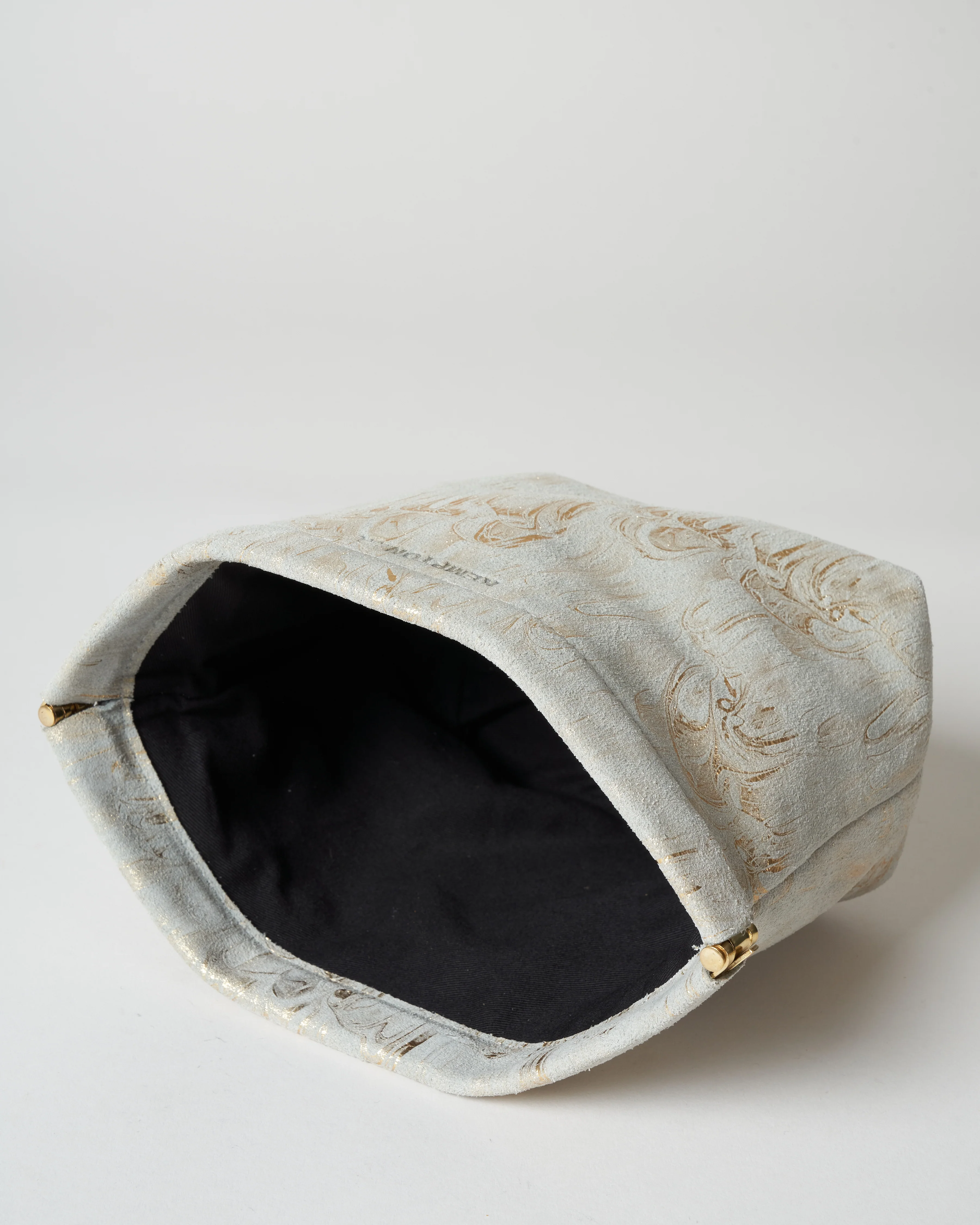 snap makeup bag - marble - Image 3