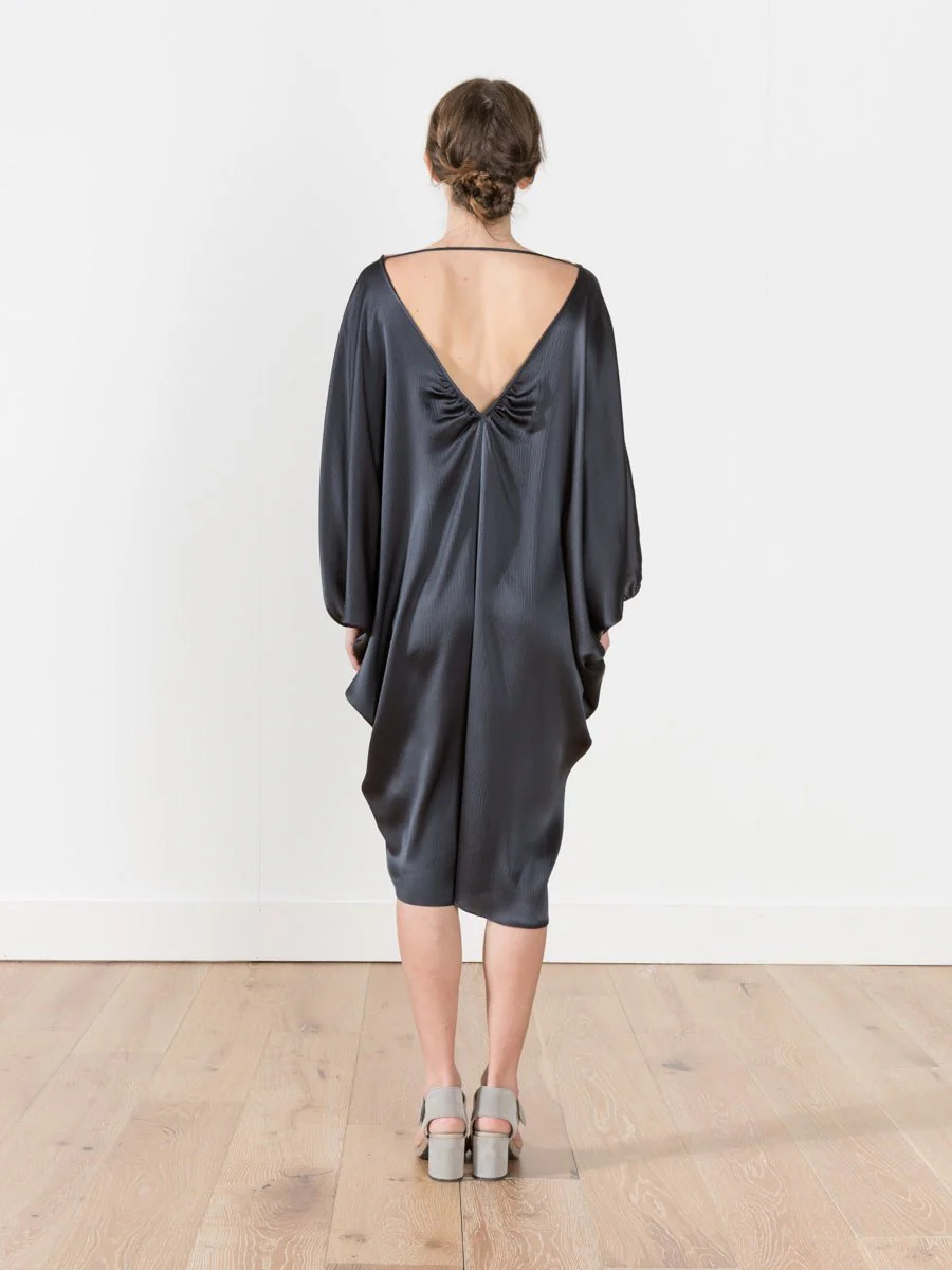 double v organic dress carbon - Image 3