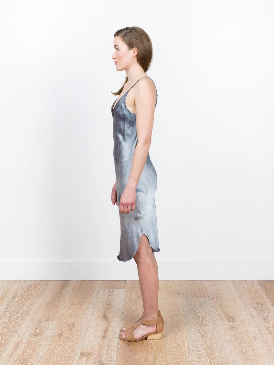 scalloped slip dress - Image 2