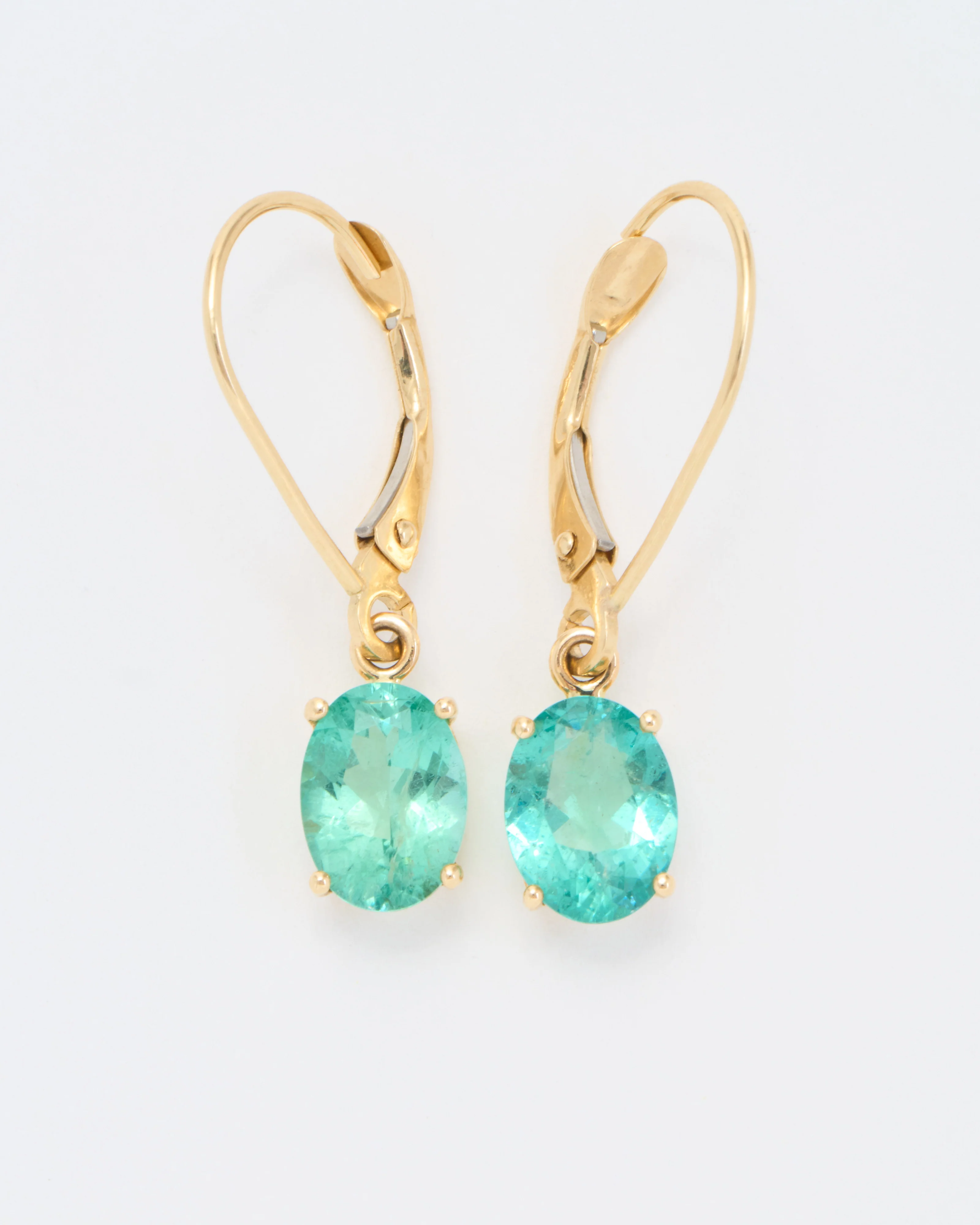emerald drop earrings - Image 4