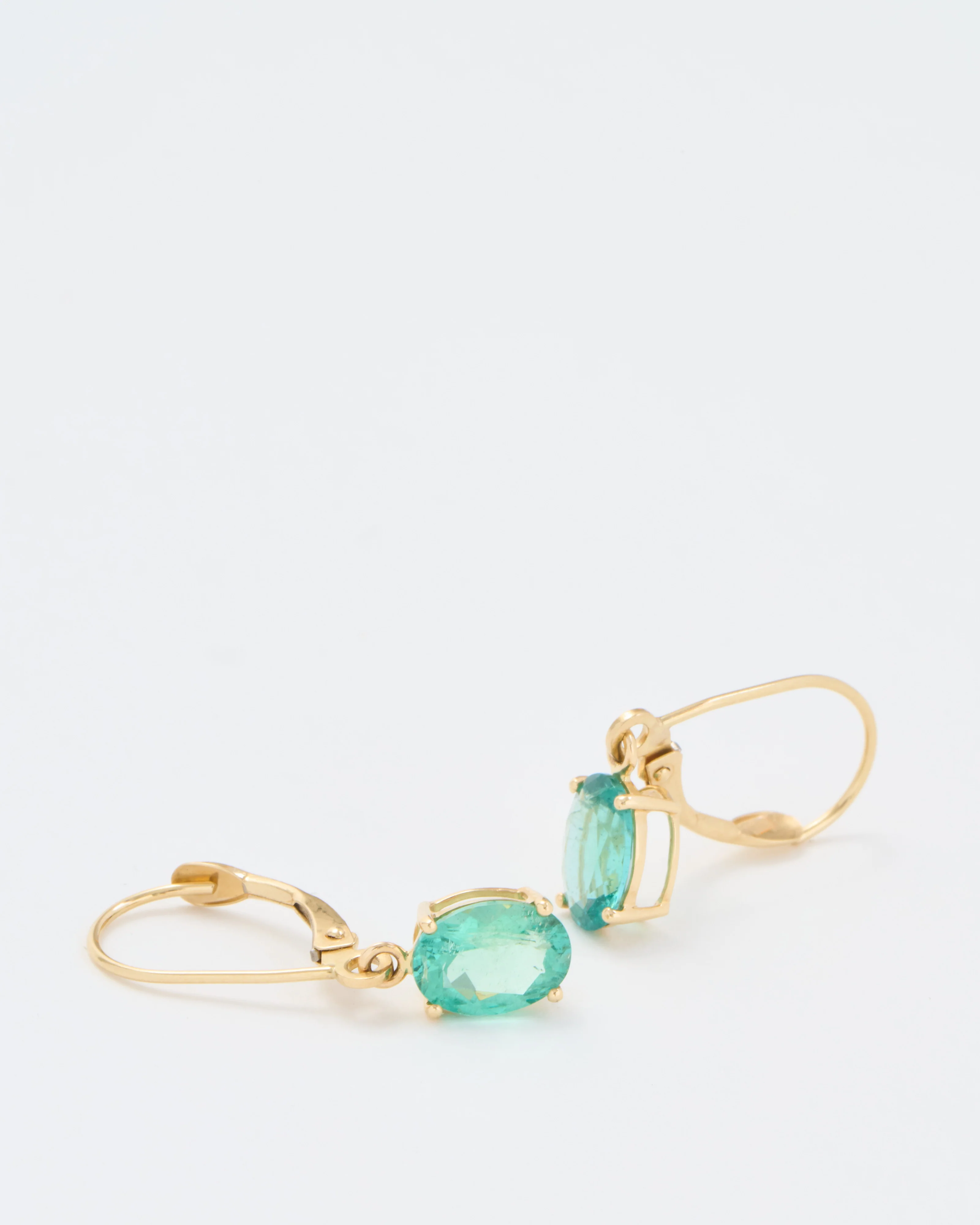 emerald drop earrings - Image 5
