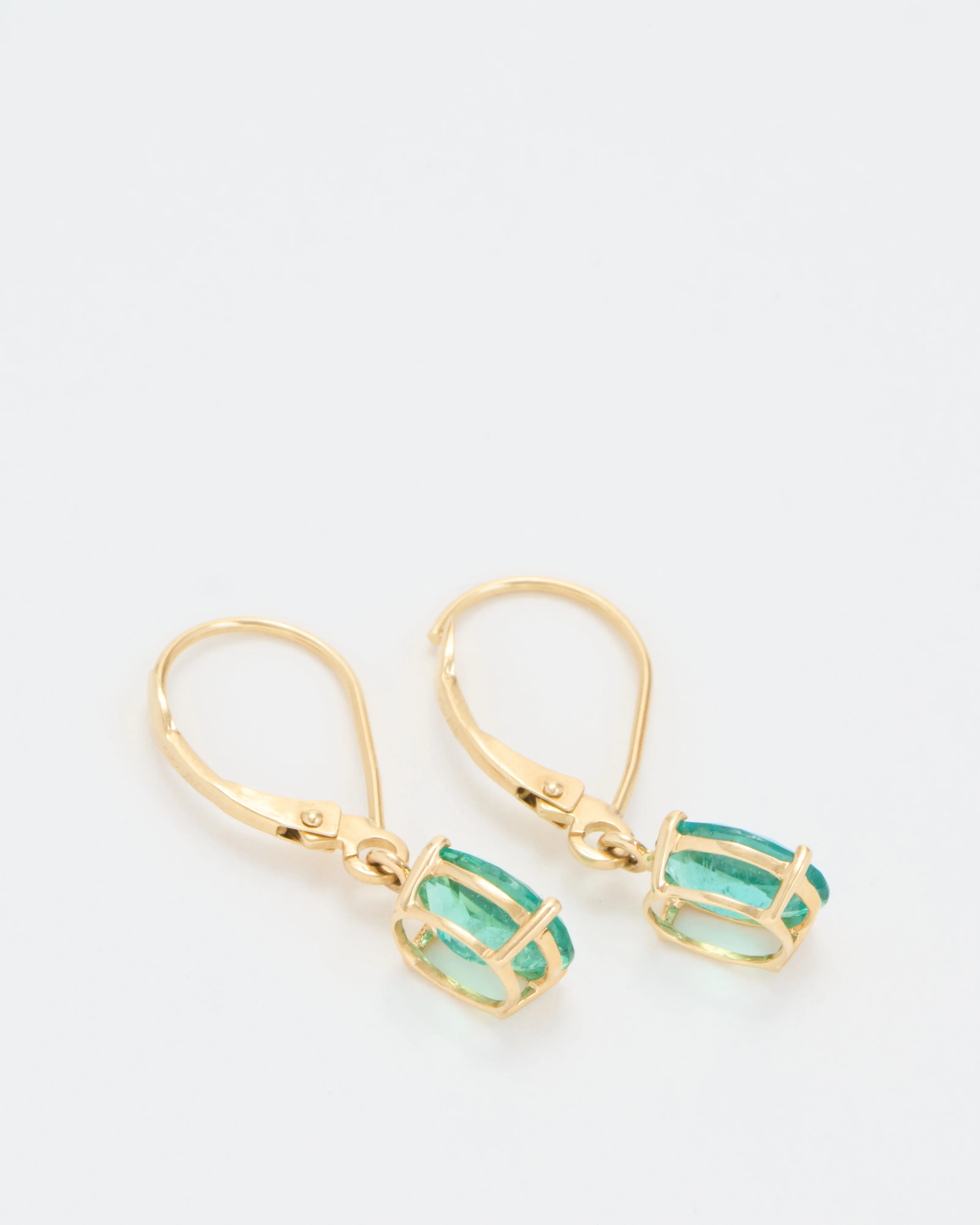 emerald drop earrings - Image 6