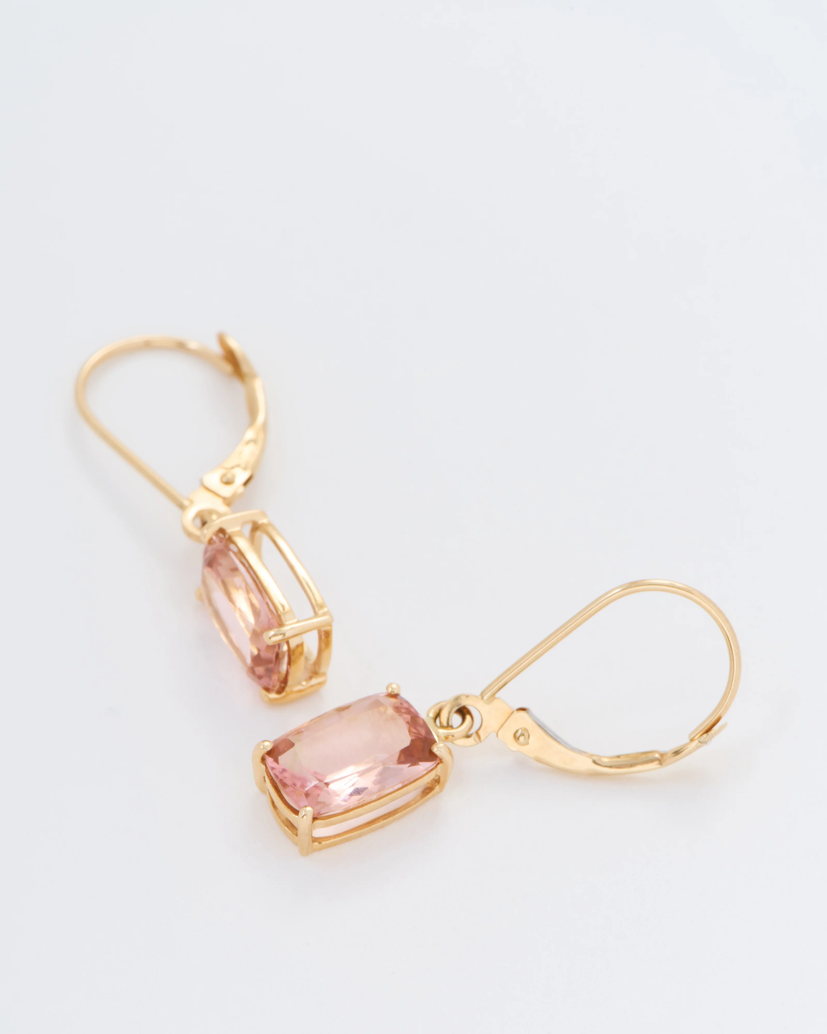 pink tourmaline drop earrings - Image 6