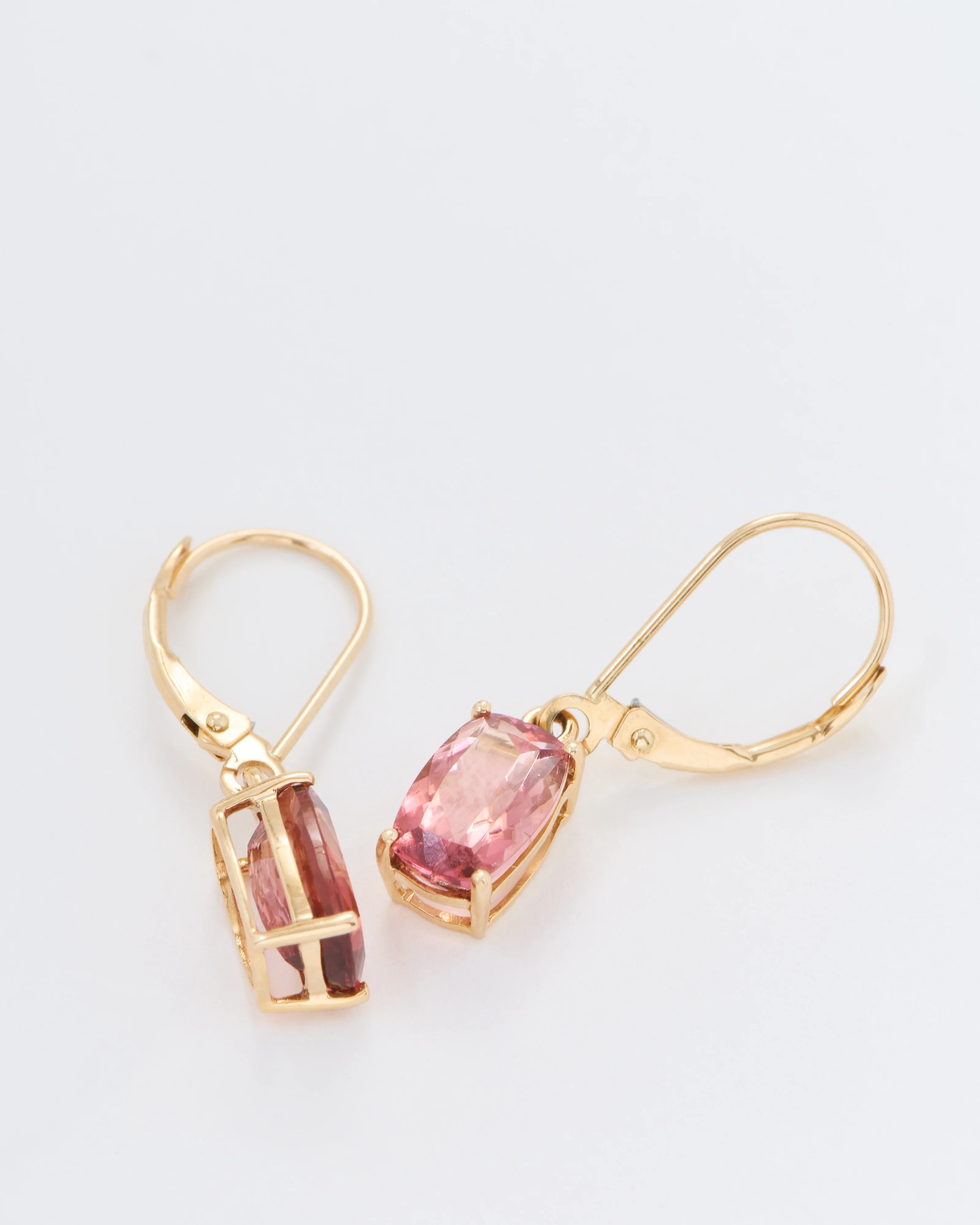pink tourmaline drop earrings - Image 8