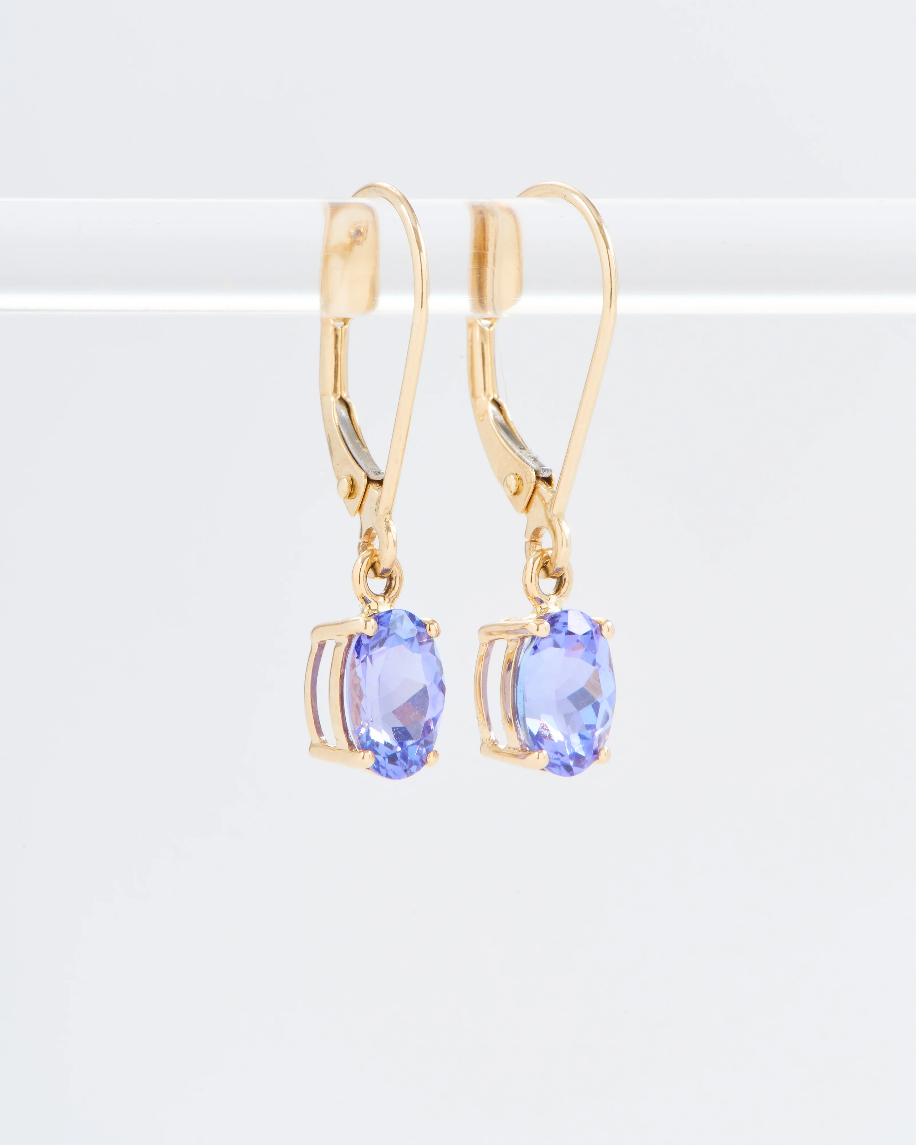 tanzanite drop earrings - Image 2