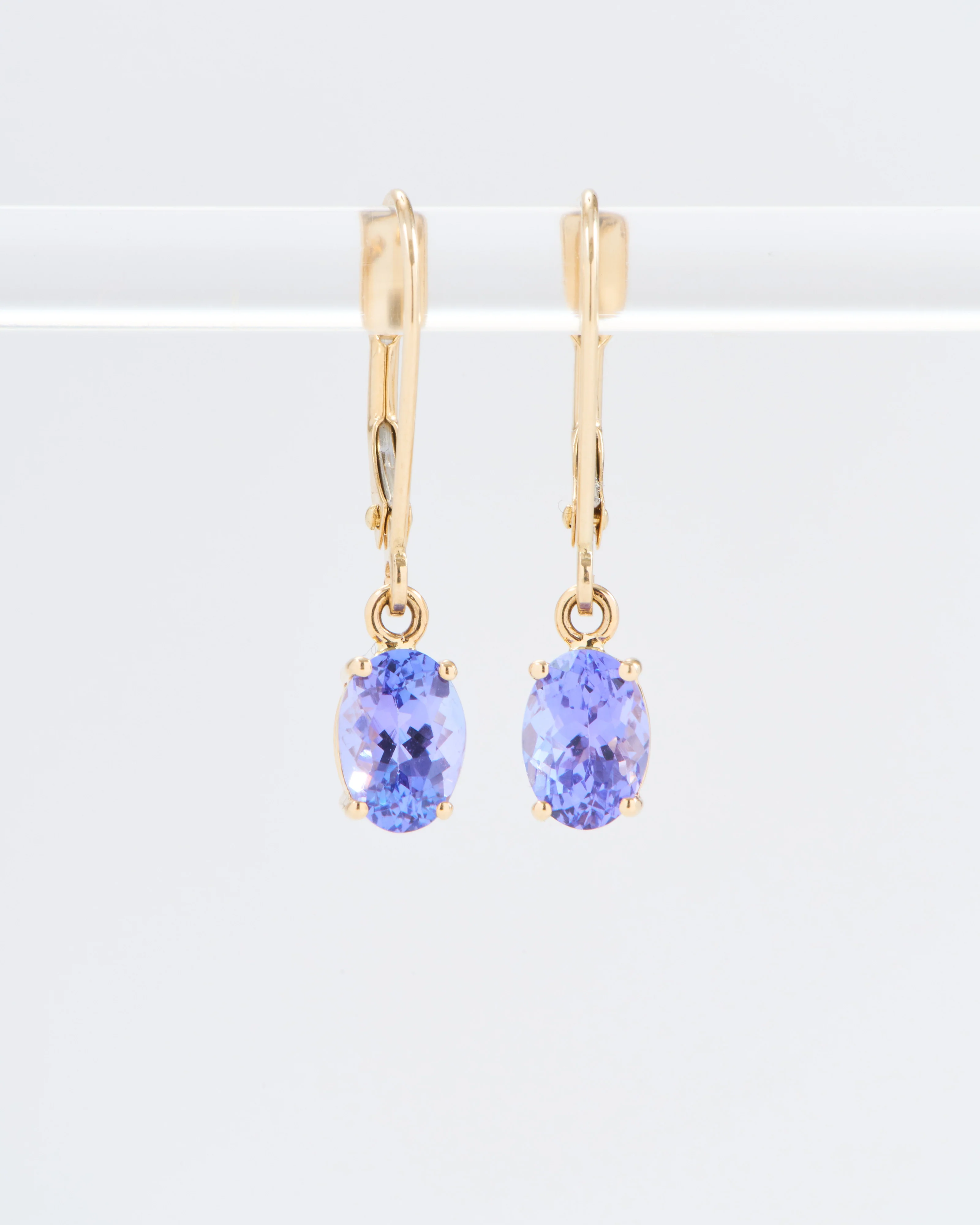 tanzanite drop earrings - Image 4