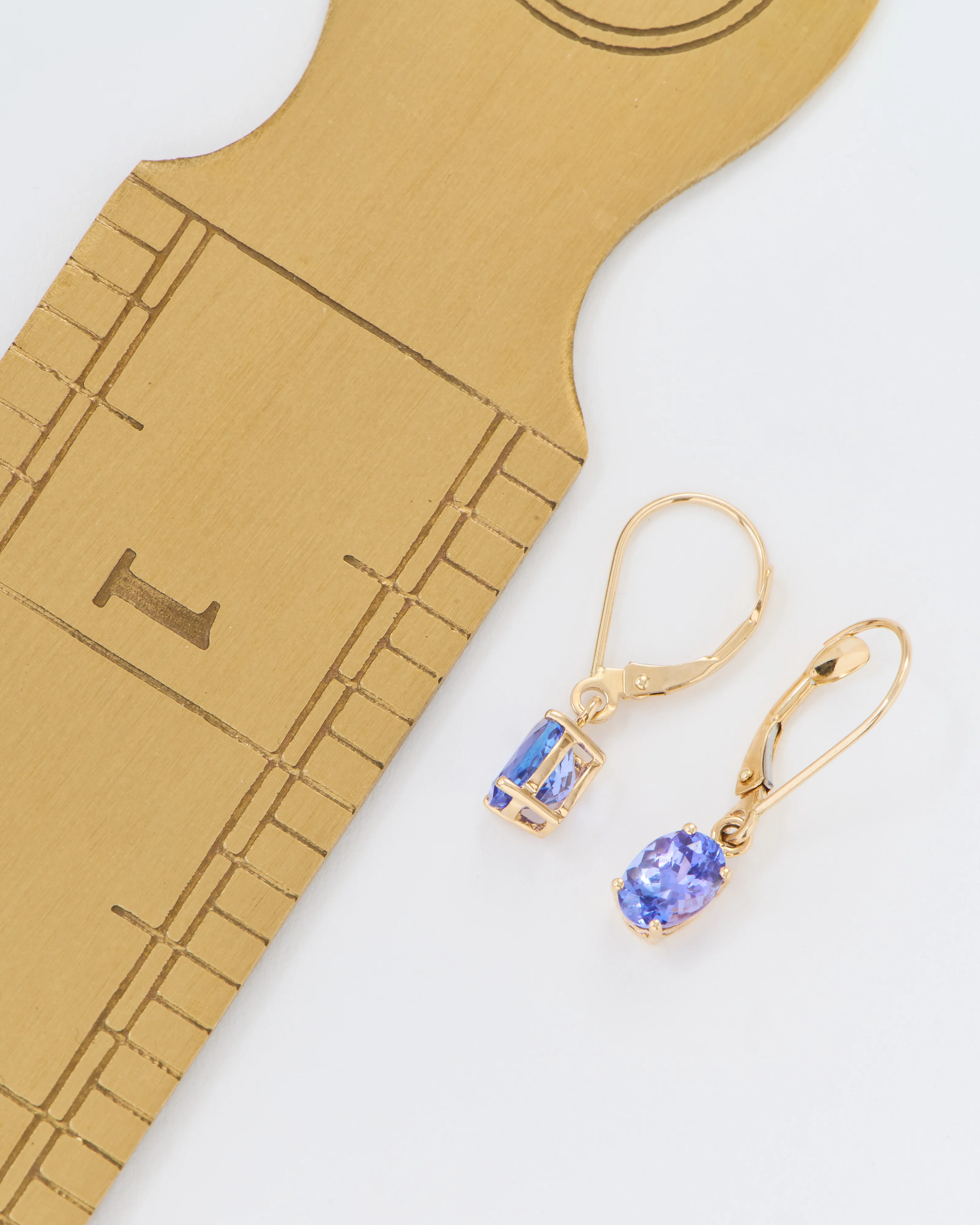 tanzanite drop earrings - Image 8