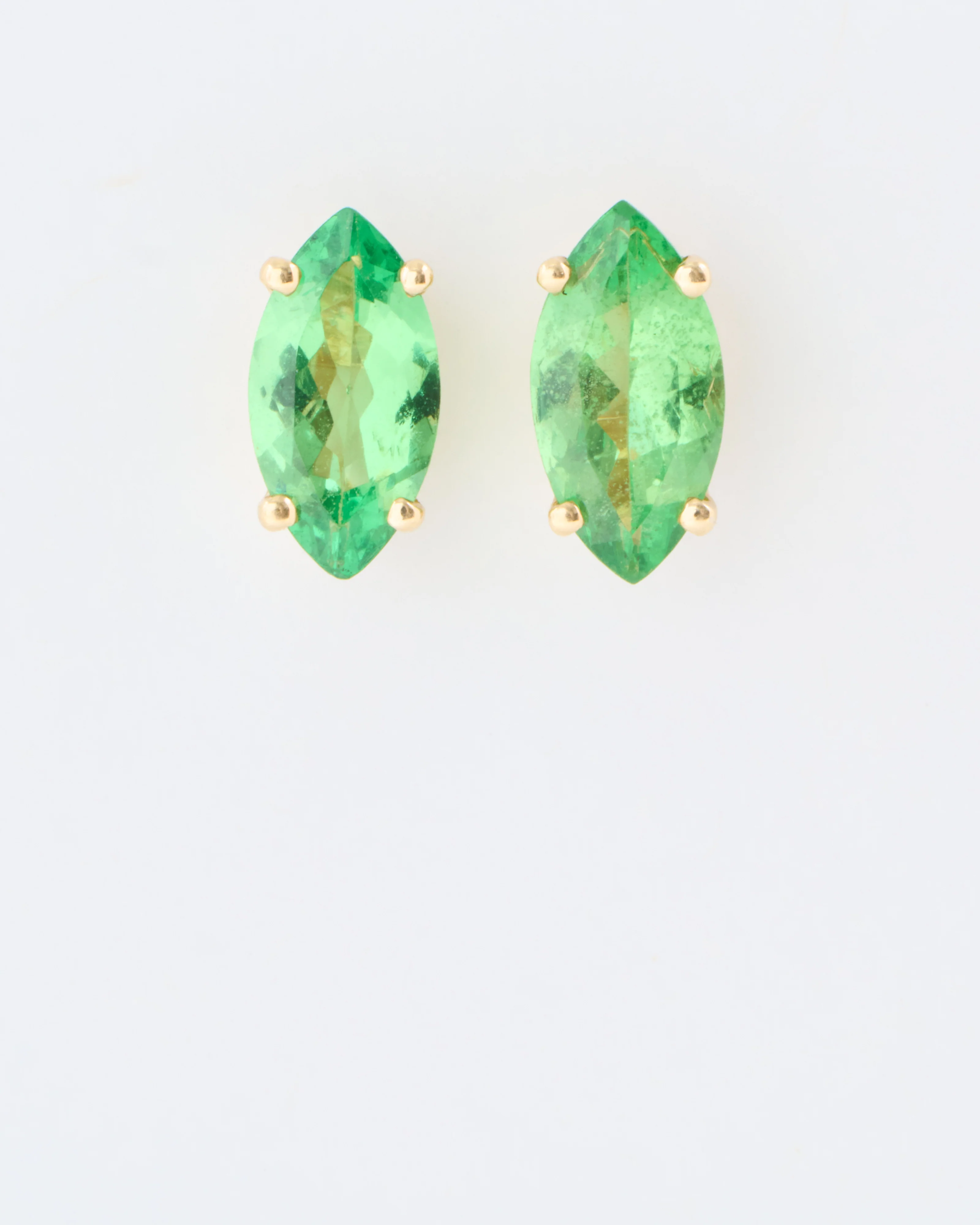 tsavorite garnet stud earrings