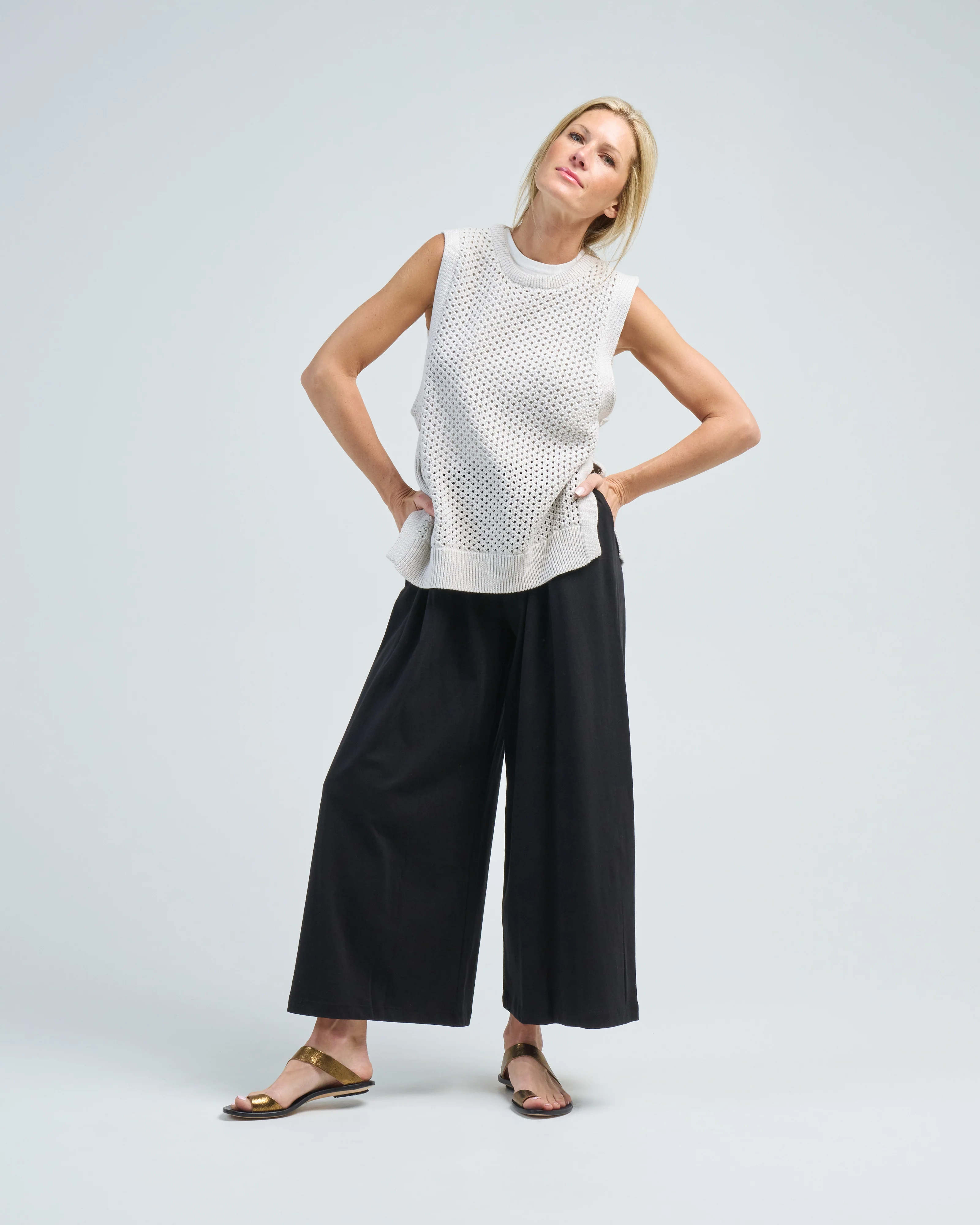 pointelle vest - Image 2