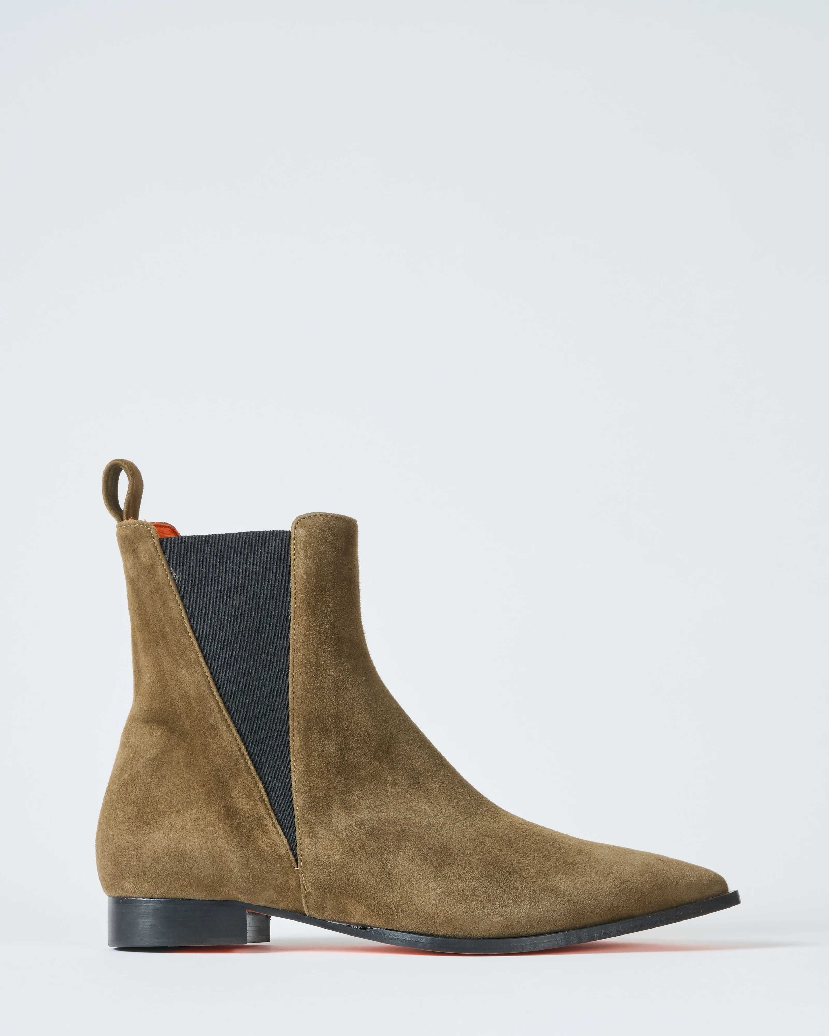 double gore flat boot