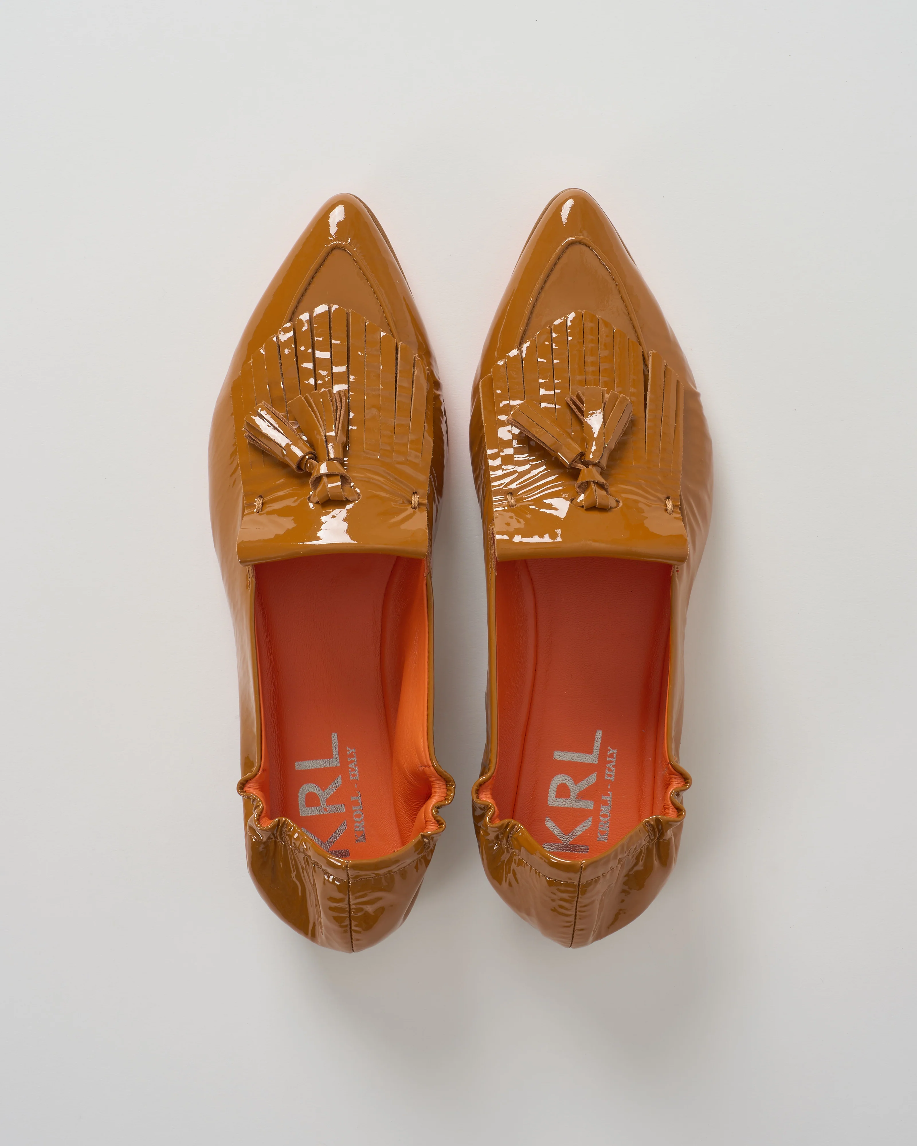 pointed toe loafer with kiltie tassel