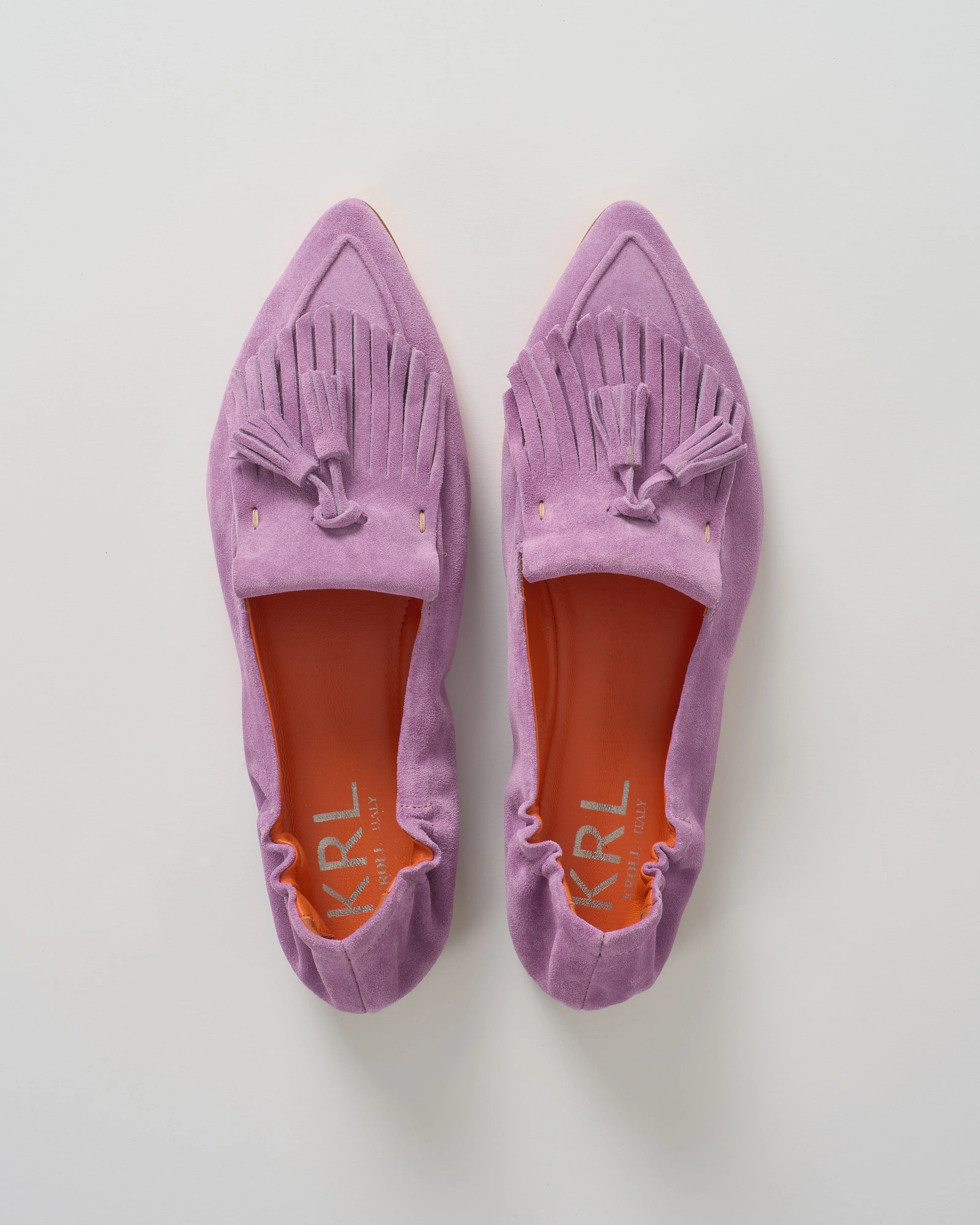 pointed toe loafer with kiltie tassel