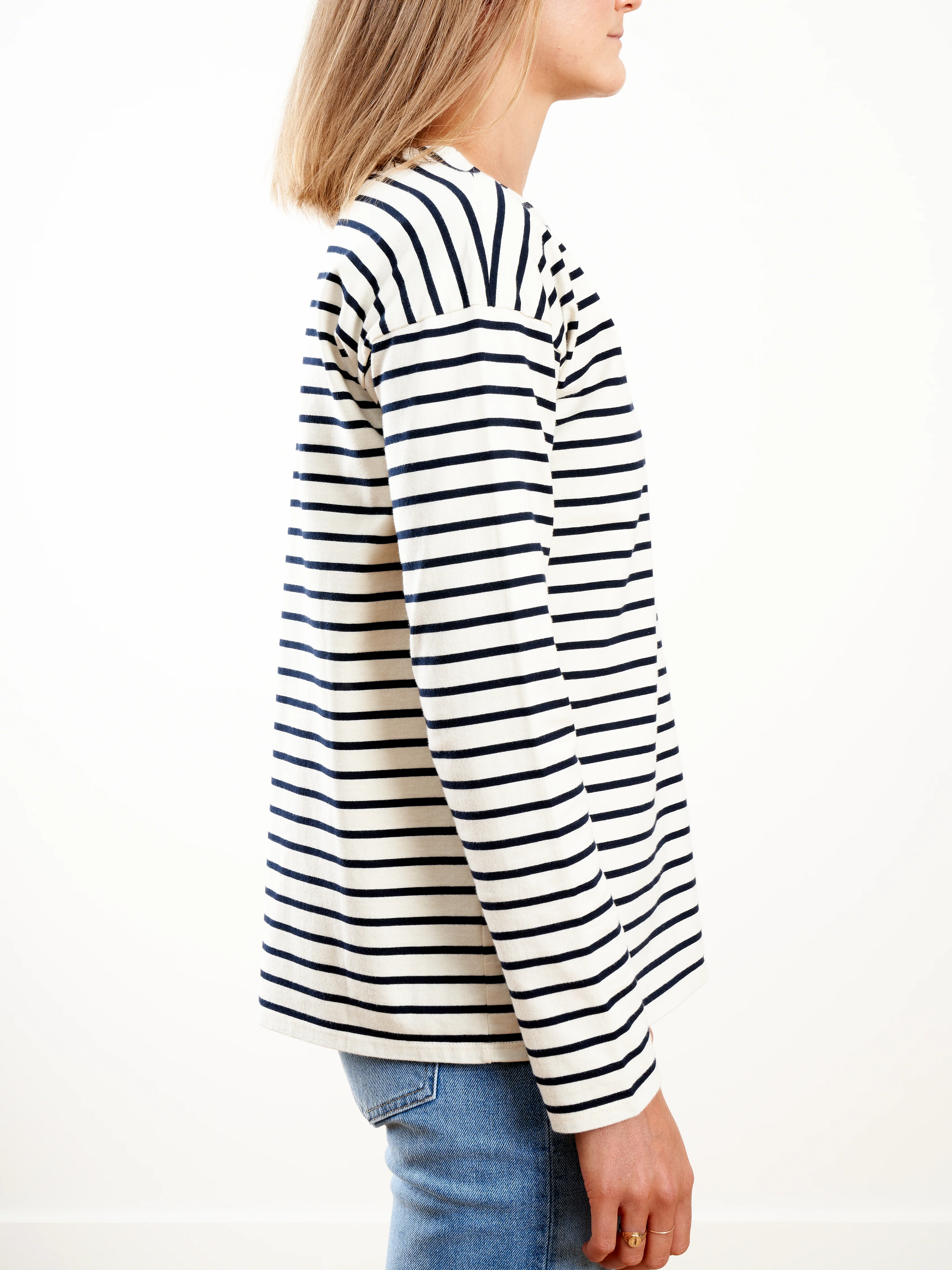 the boyfriend - cream/navy - Image 4