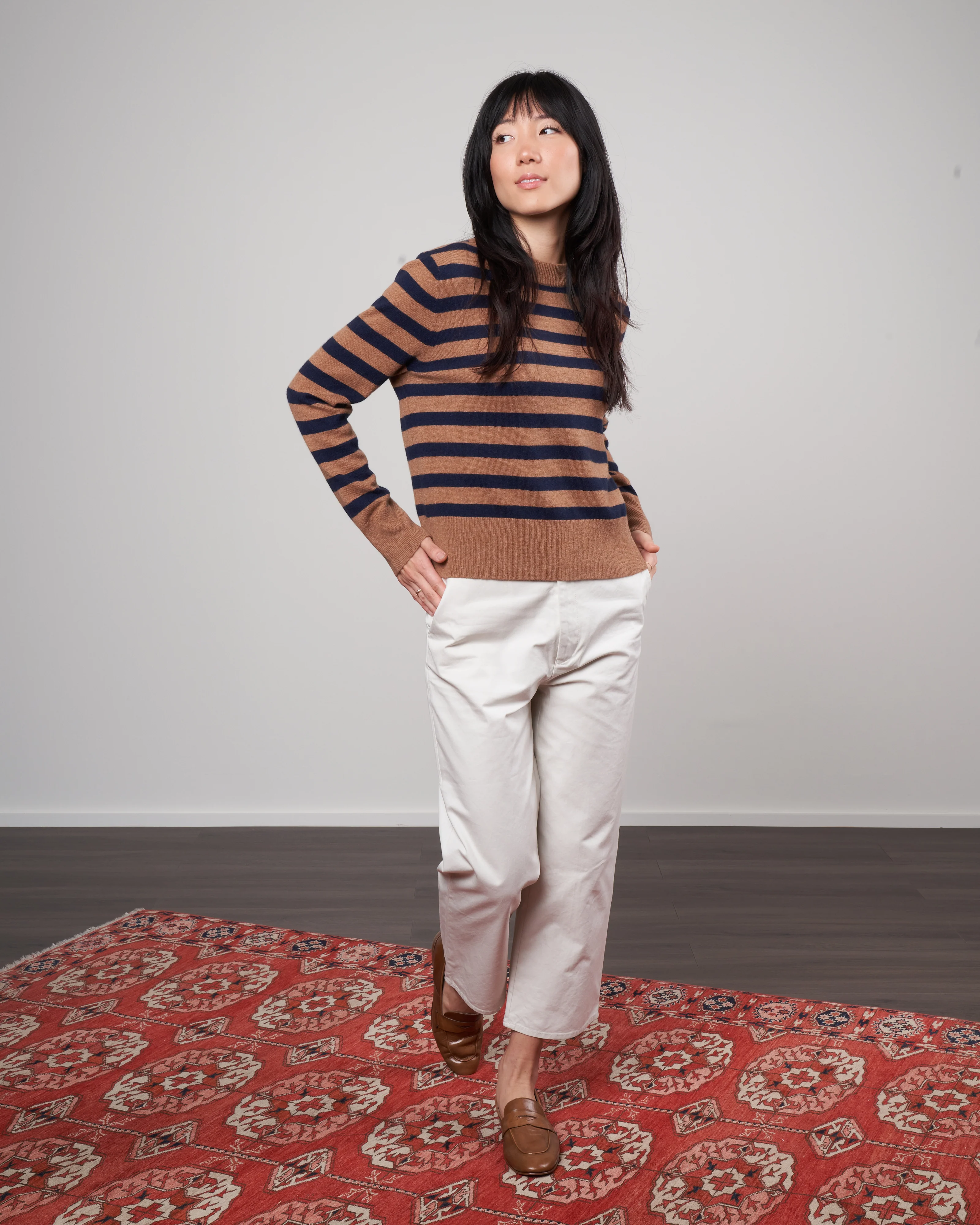 the allegra - vicuna/navy - Image 2
