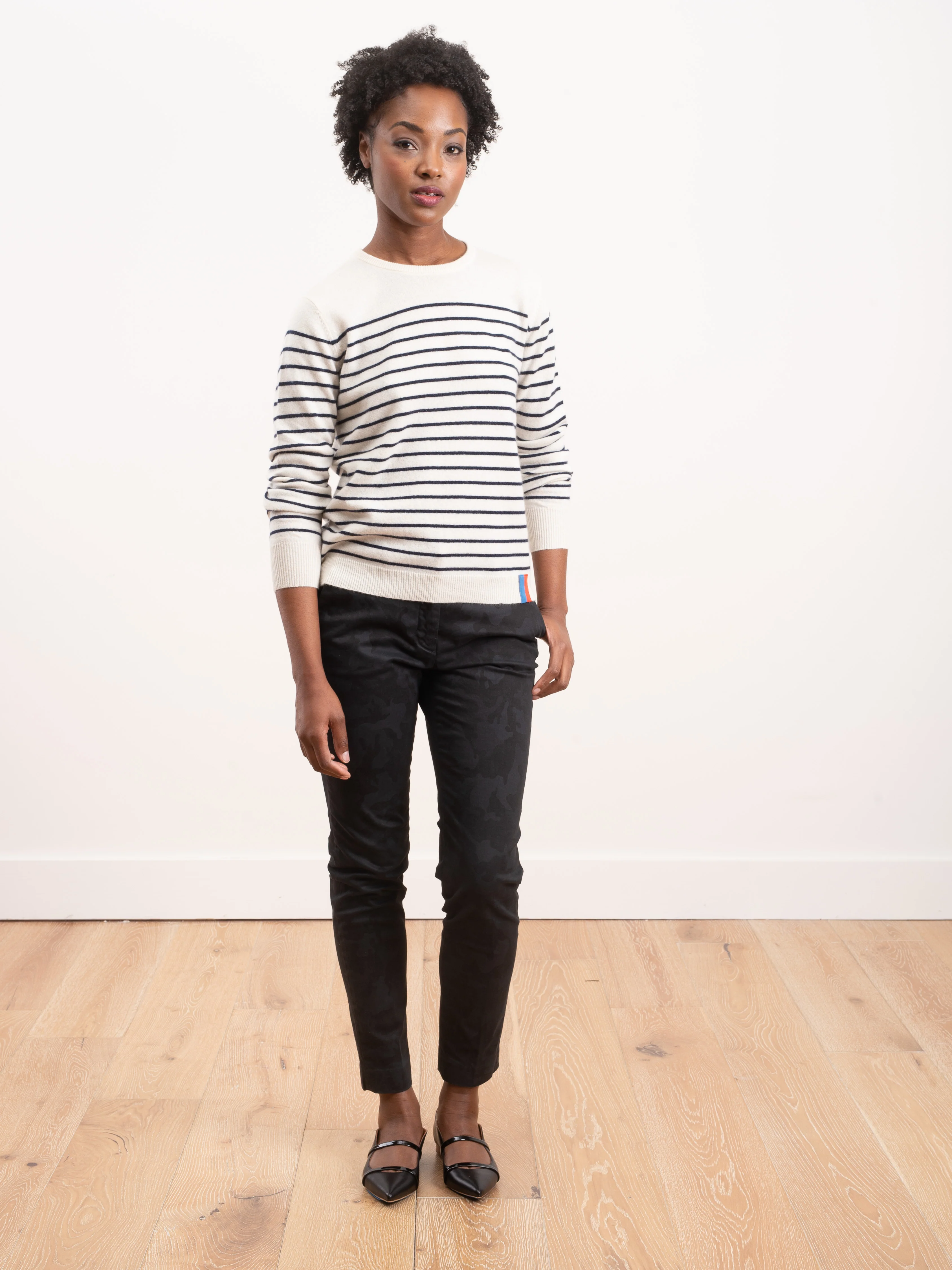 the sophie - cream/navy