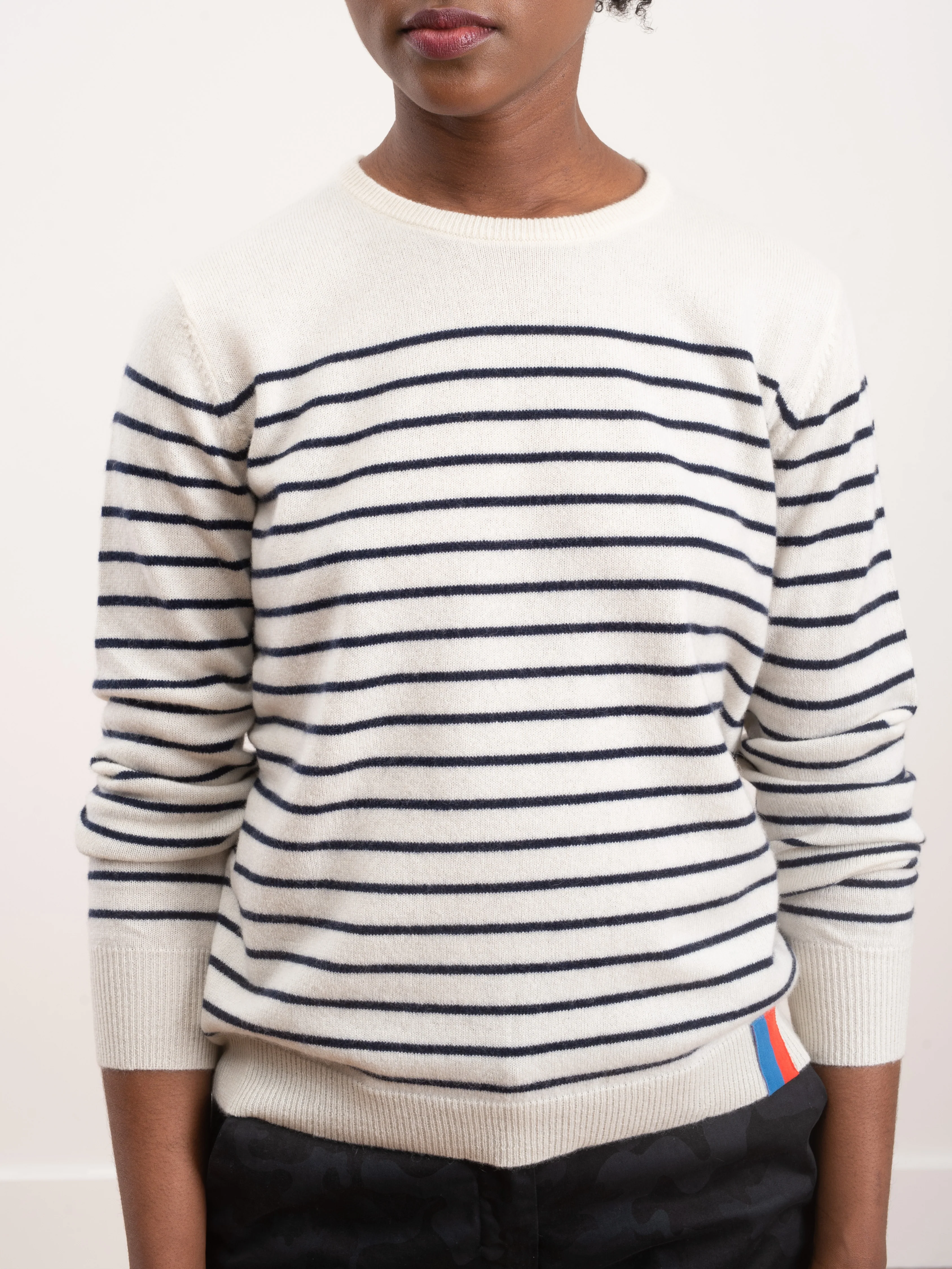 the sophie - cream/navy - Image 2