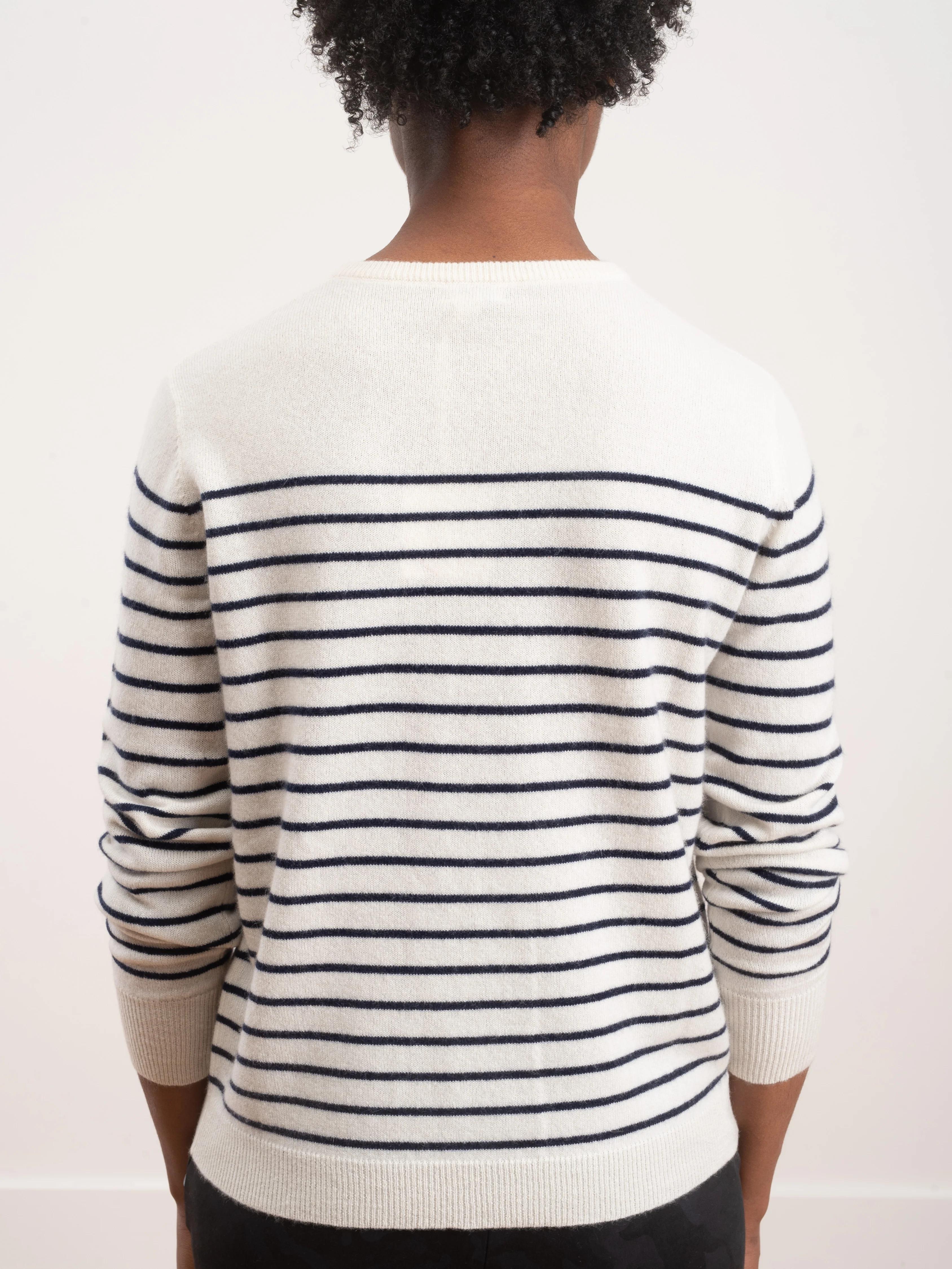 the sophie - cream/navy - Image 4