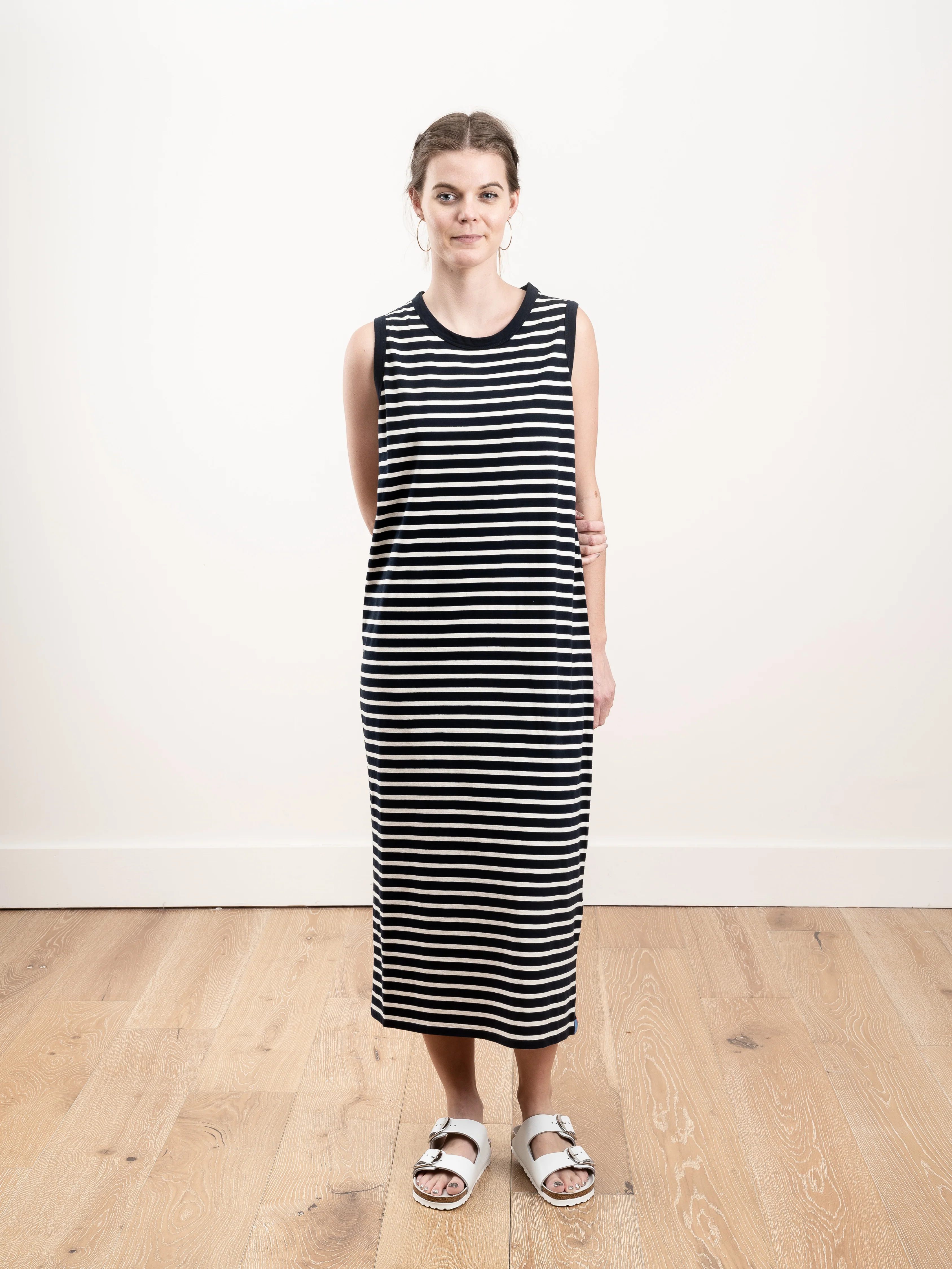 the tank dress - navy/cream - Image 2