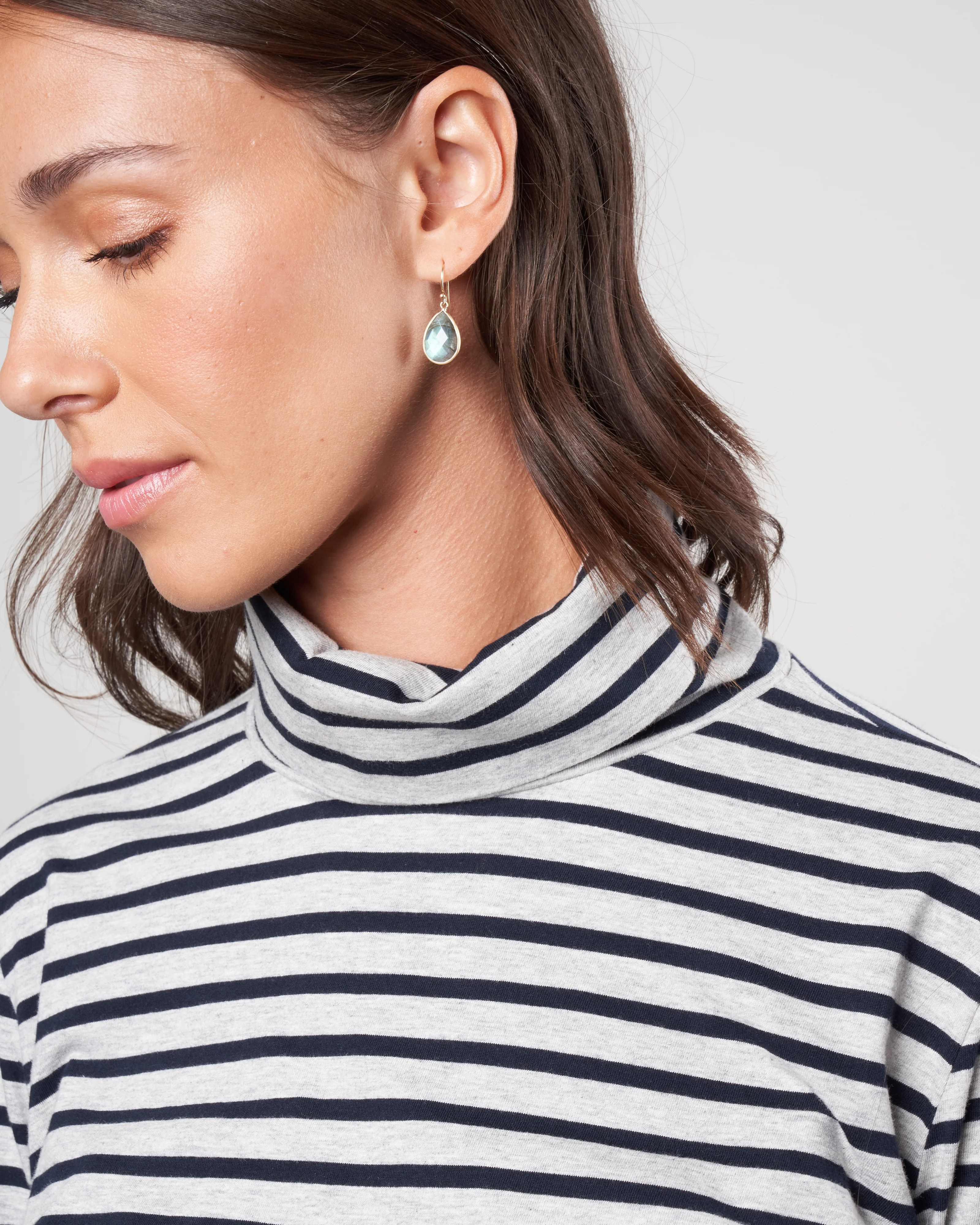 the turtleneck - heather grey/navy - Image 5
