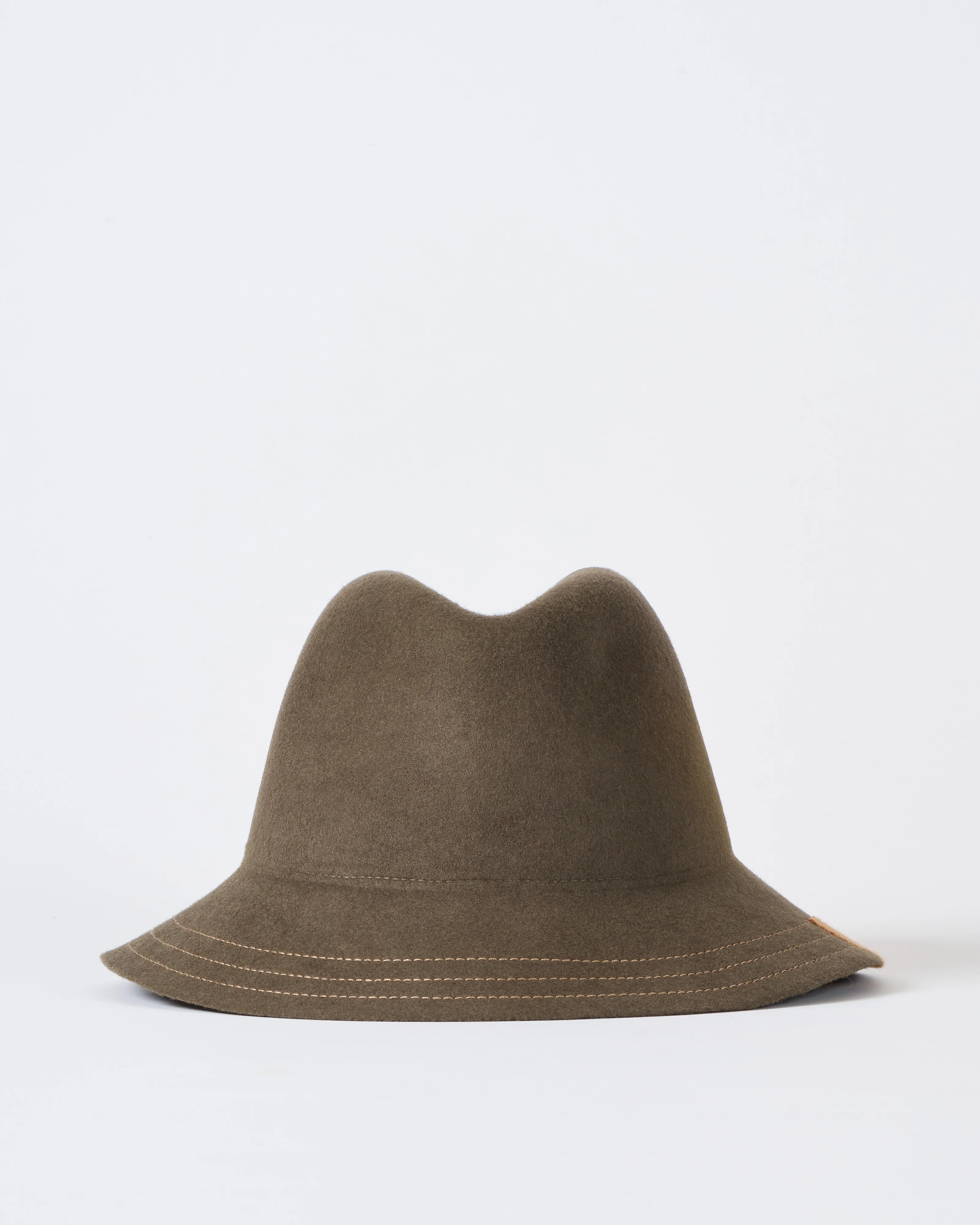 rainbow felt rain hat