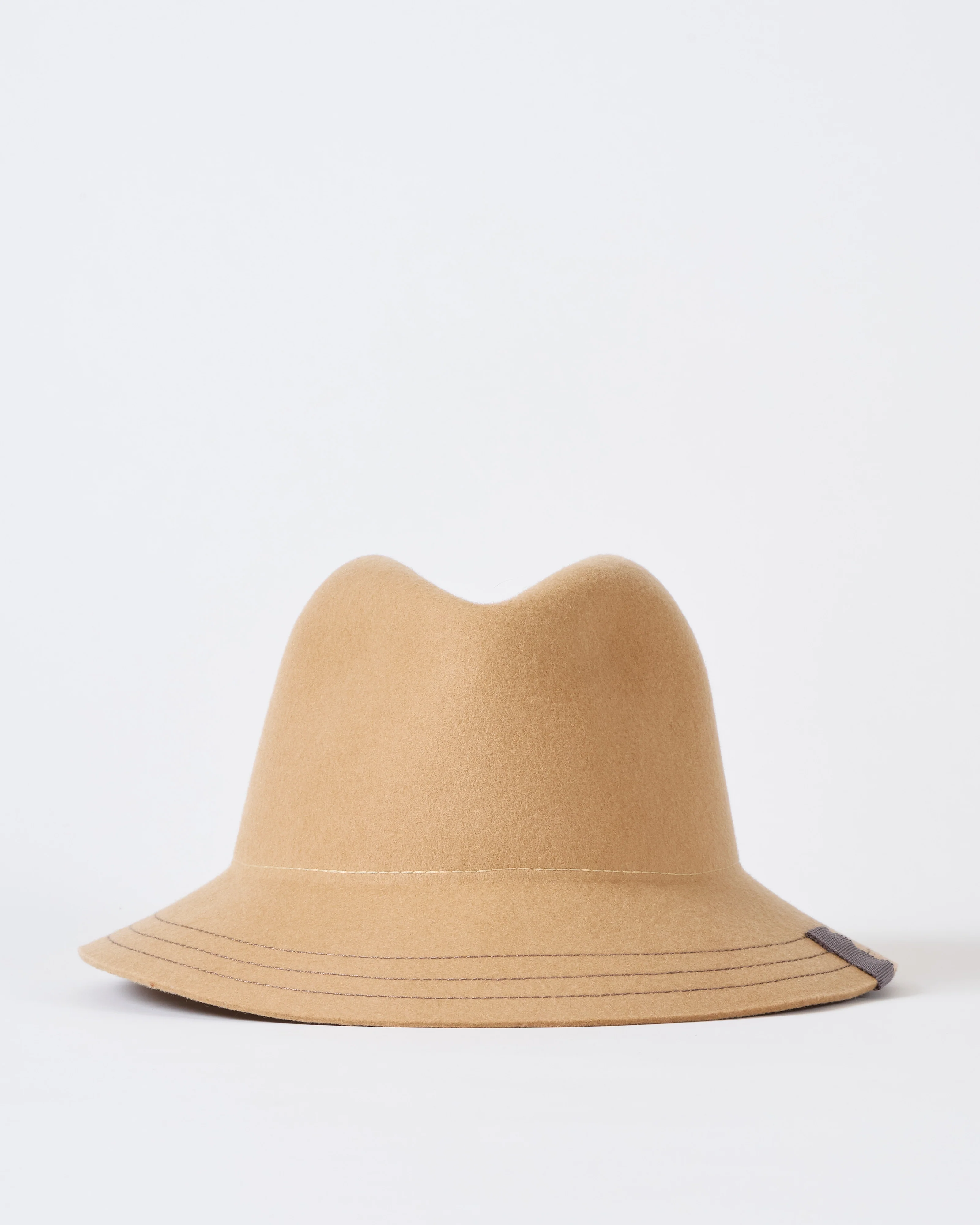 rainbow felt rain hat