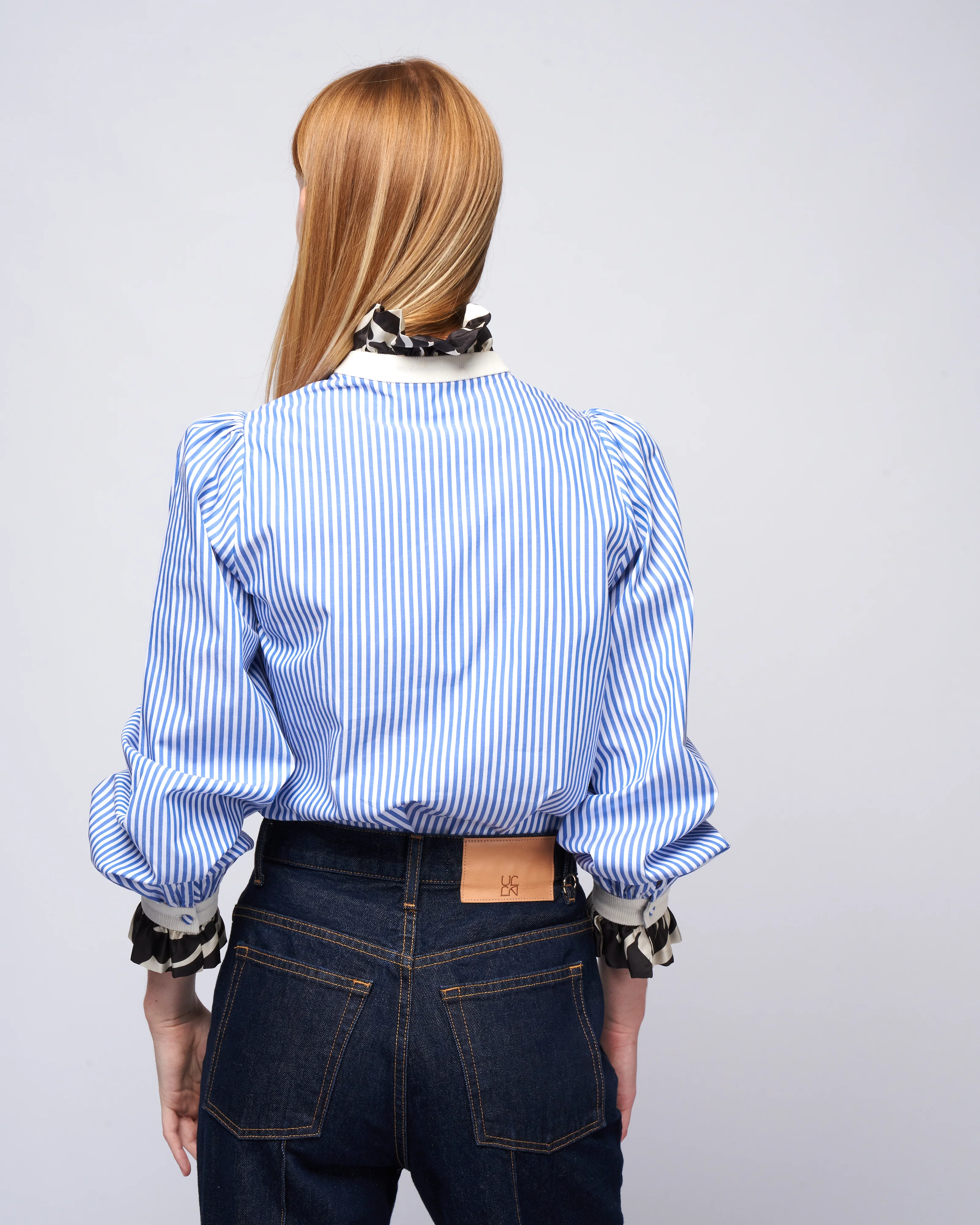 baronne - raye bleu - Image 4