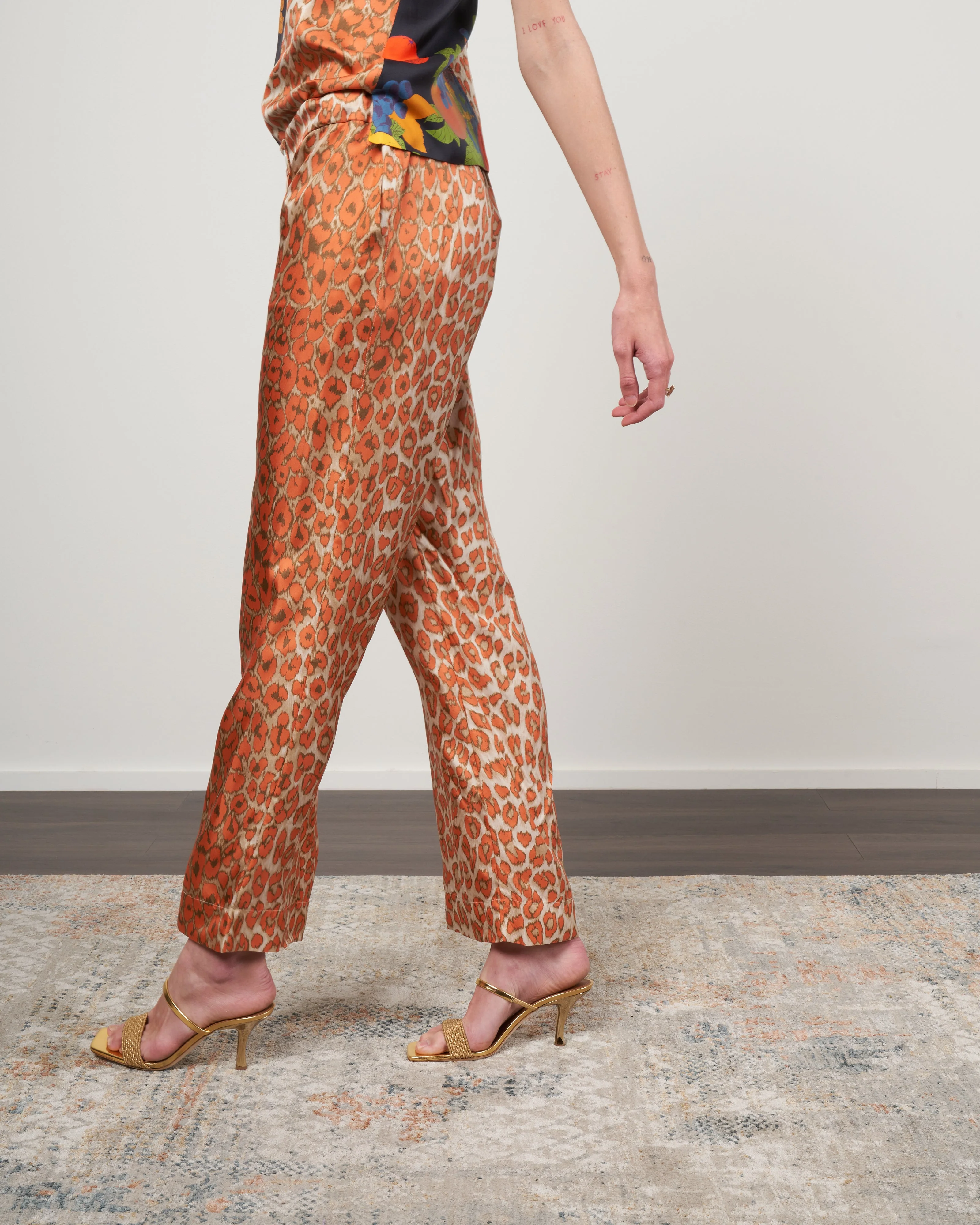 lucky pant - panthere corail - Image 3