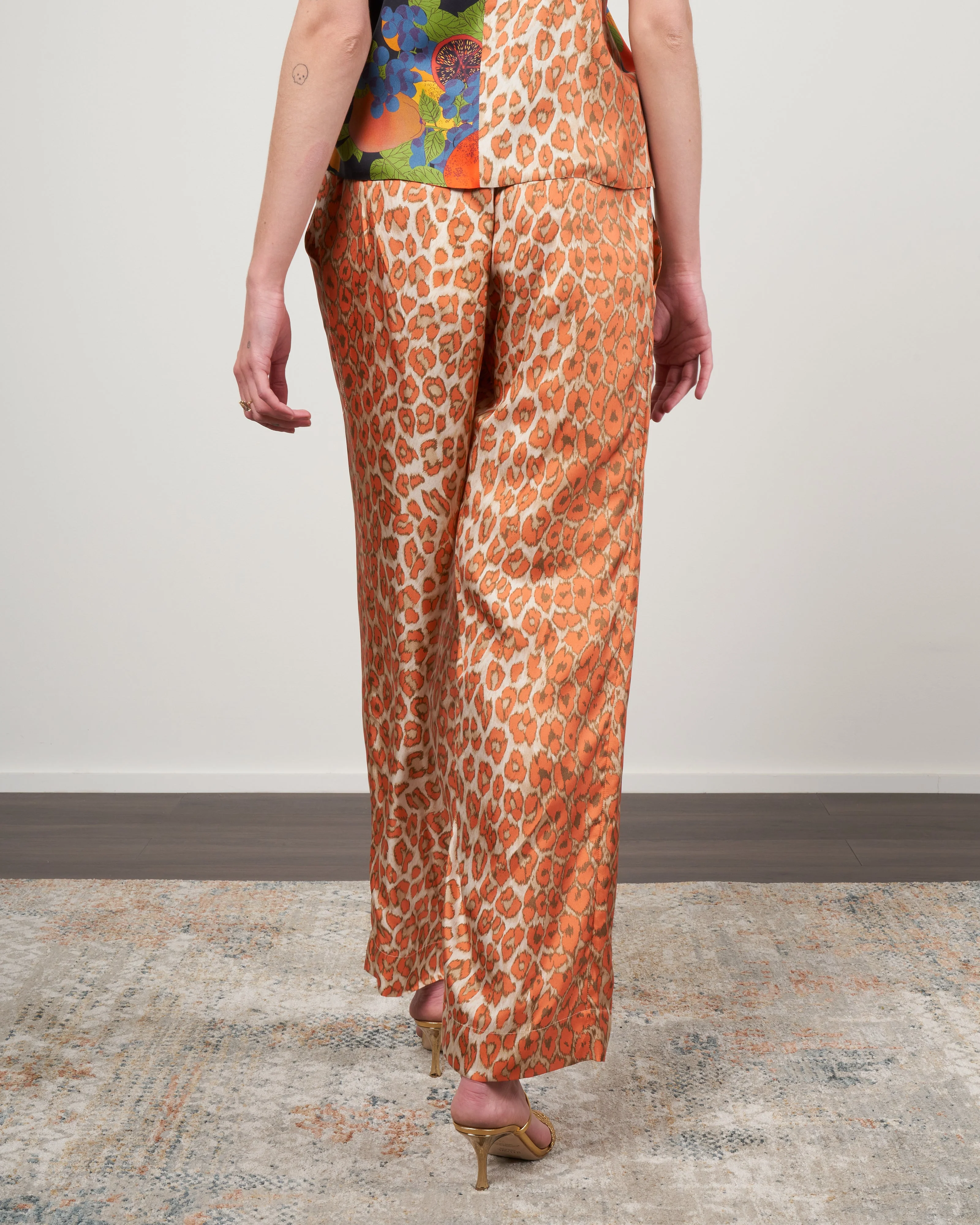 lucky pant - panthere corail - Image 4