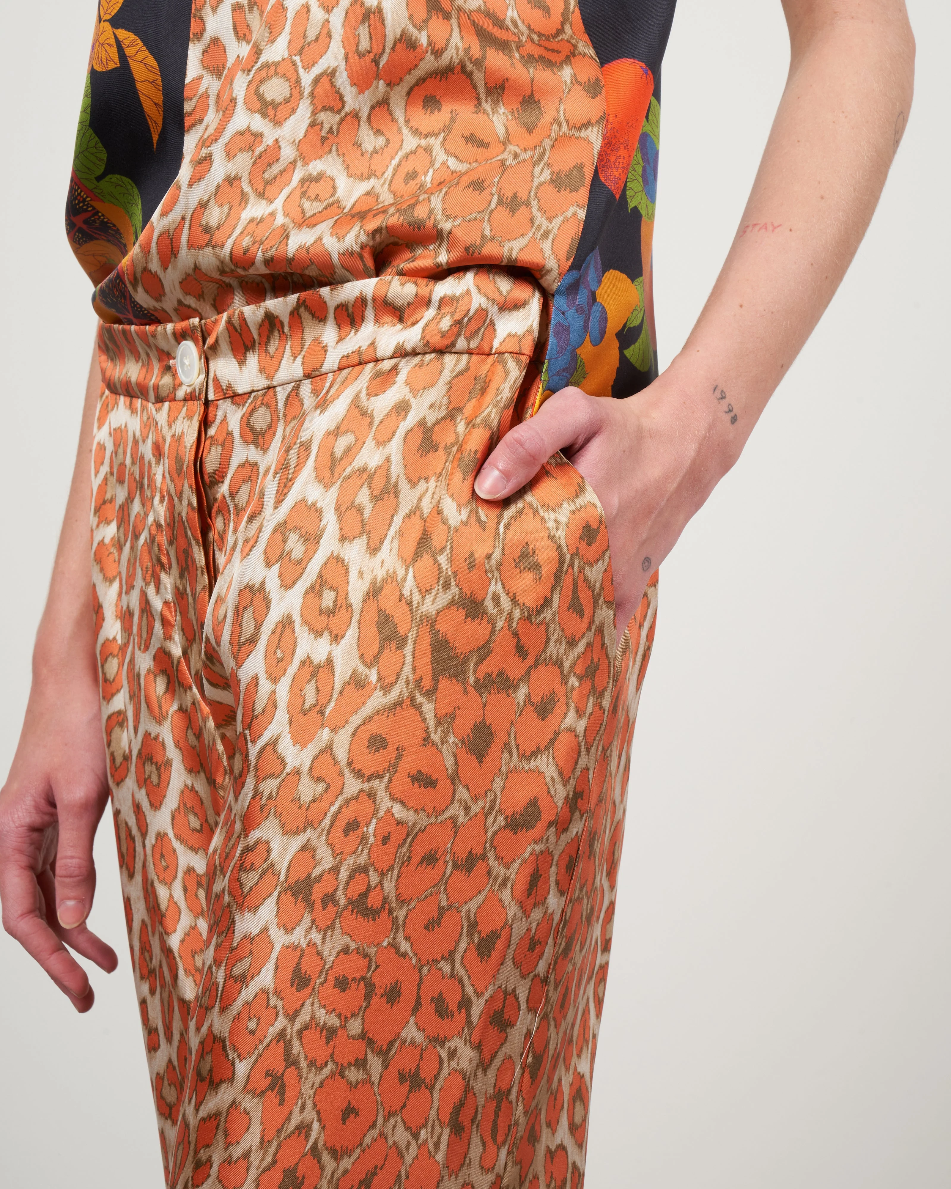 lucky pant - panthere corail - Image 5