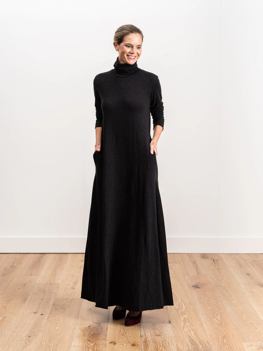 wool turtleneck dress