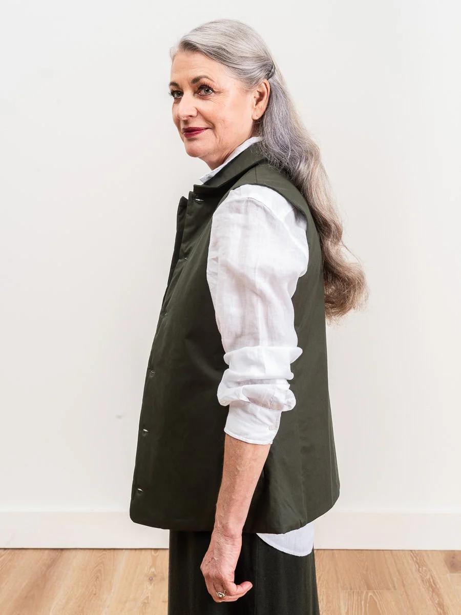 gilet cigno vest - moss - Image 5