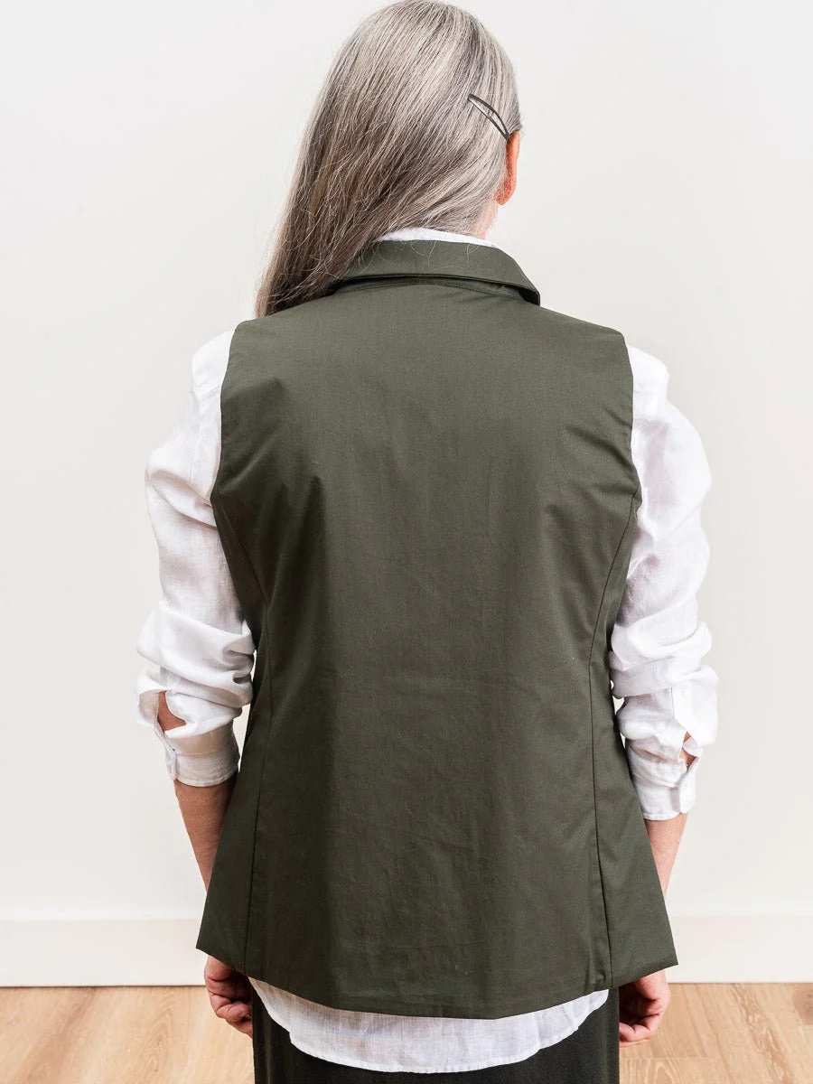 gilet cigno vest - moss - Image 6