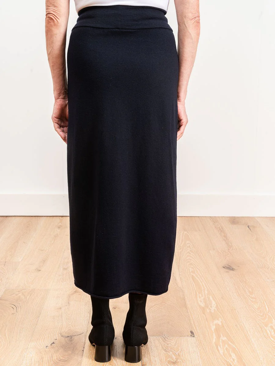 slim wool skirt - atlantic - Image 3