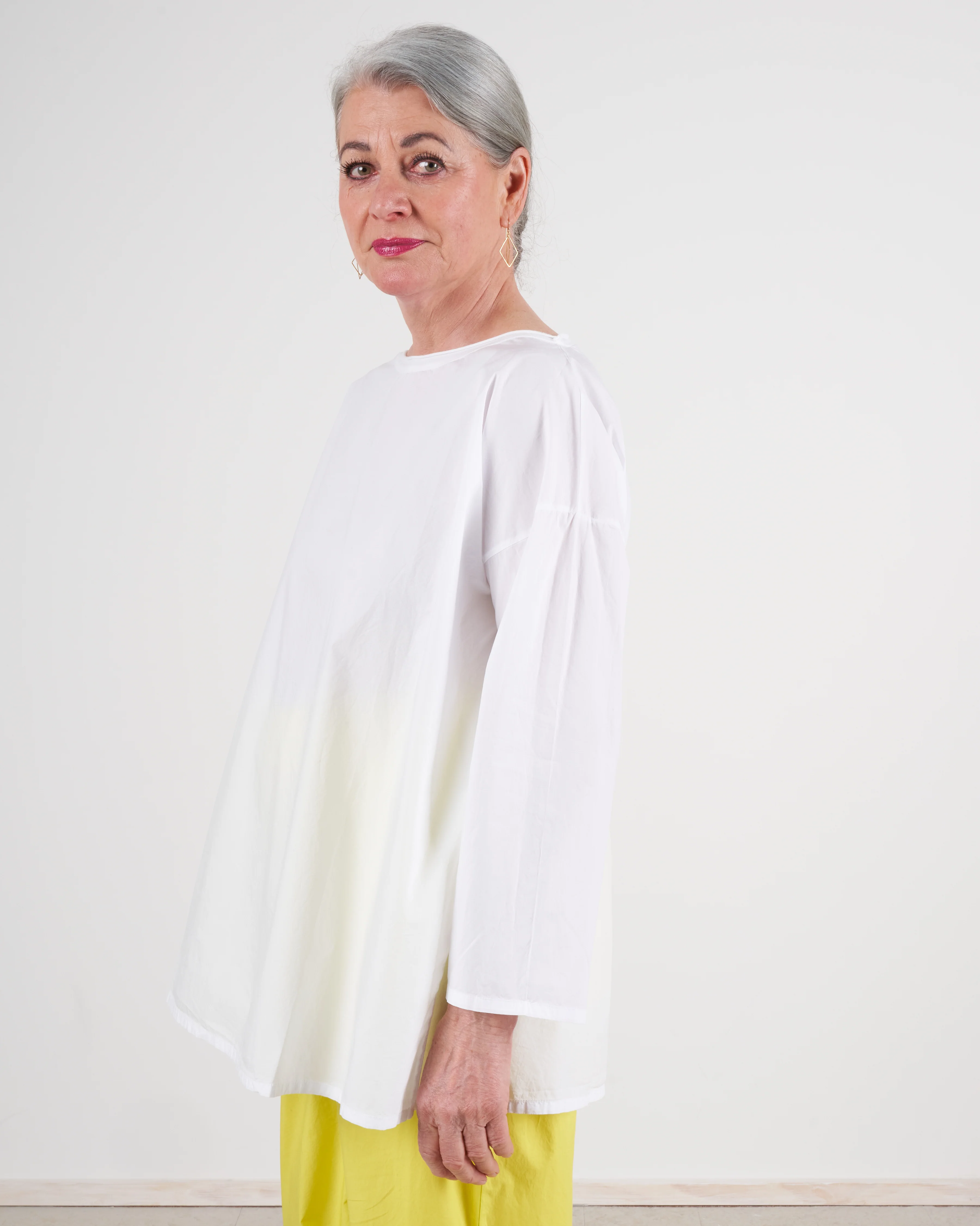 maglia frasca top - white - Image 3