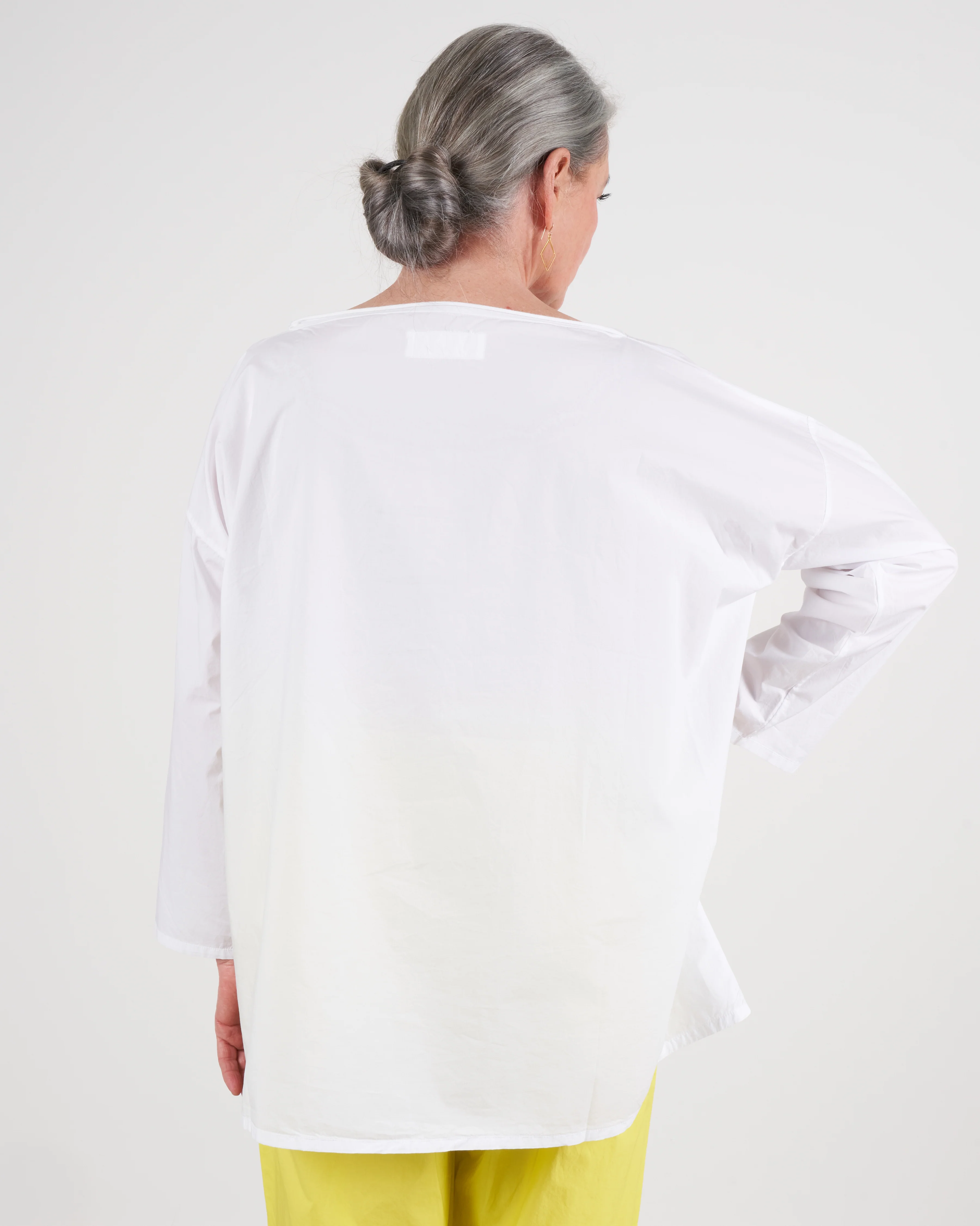 maglia frasca top - white - Image 4
