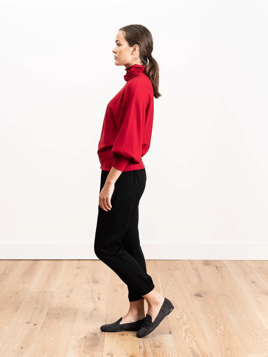 dolman wool top - lampone - Image 2