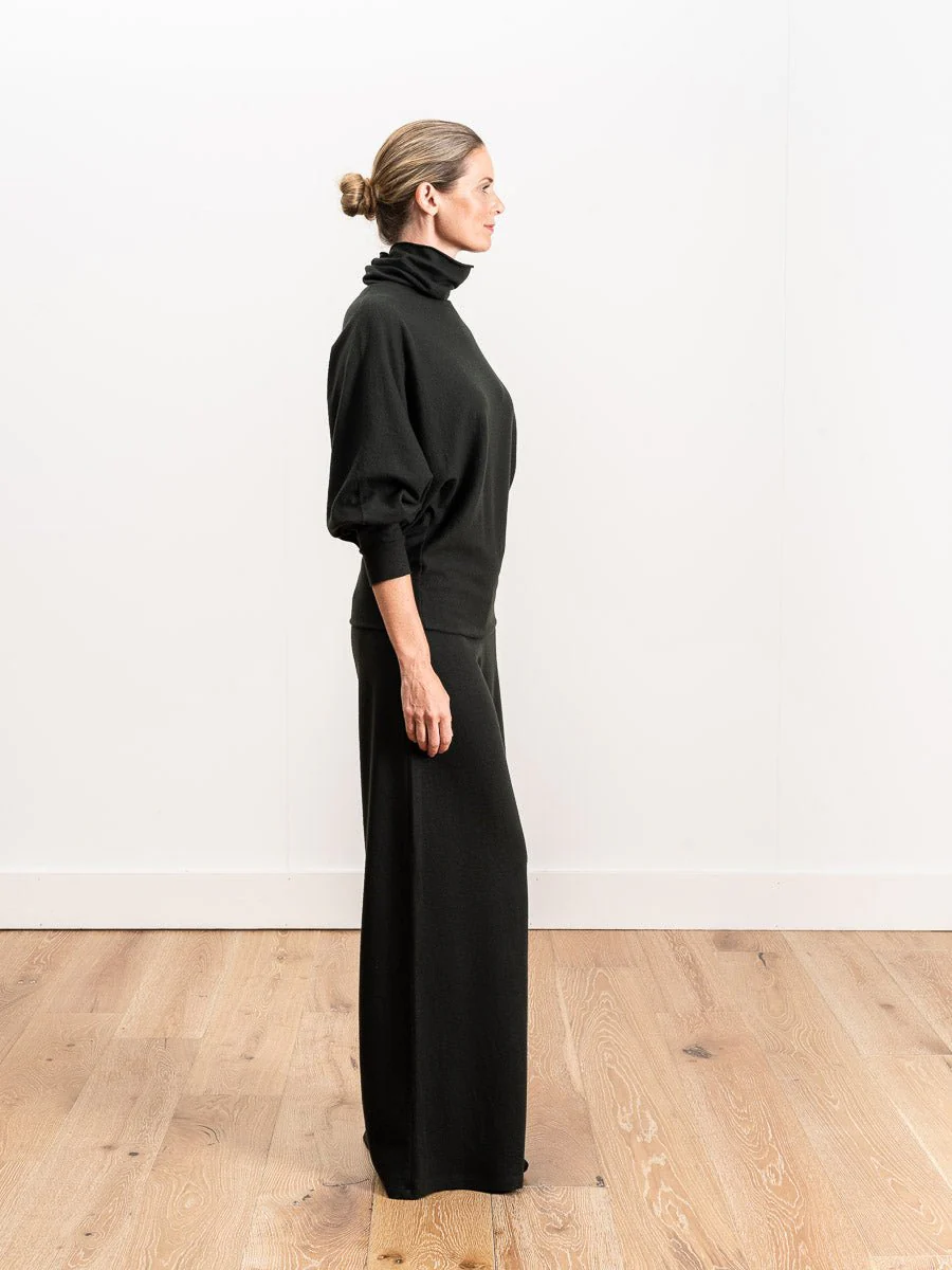 dolman wool top - moss - Image 2
