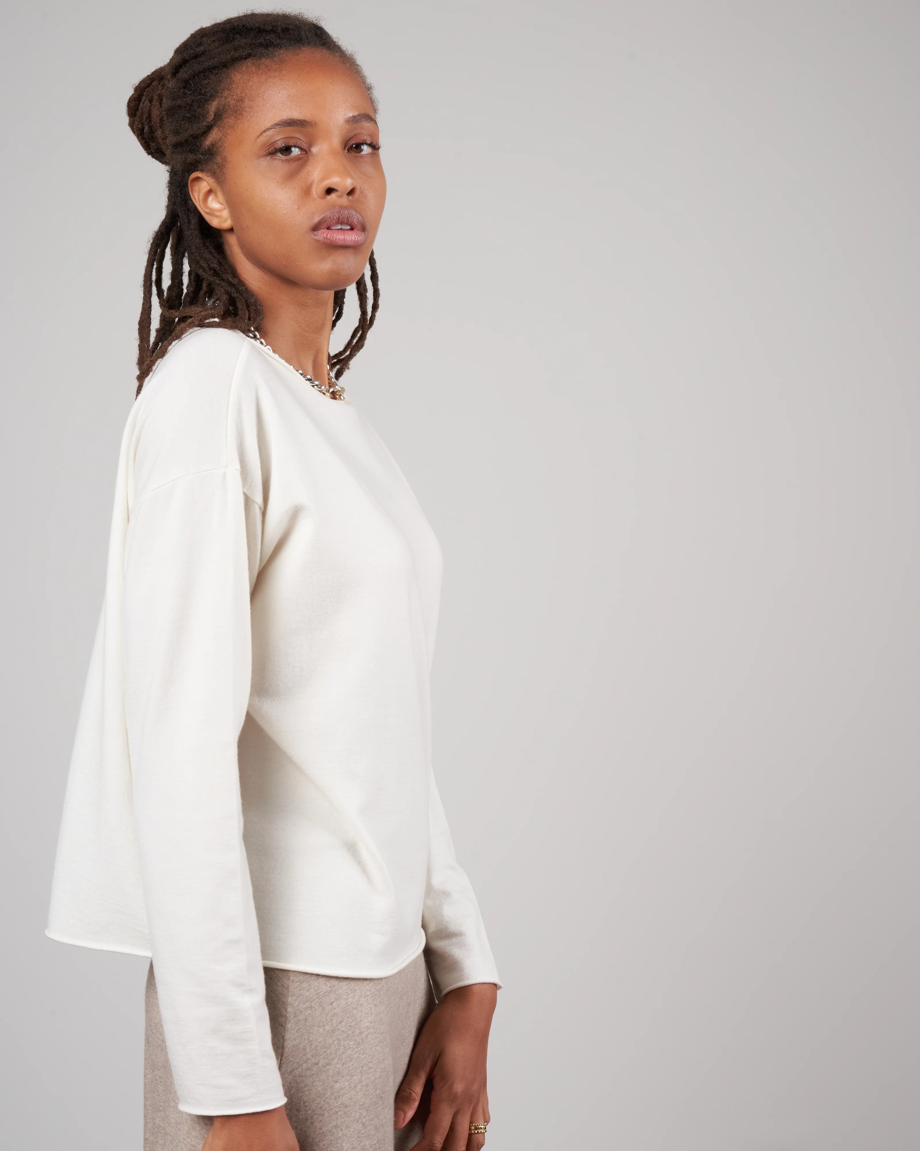 maglia lola top - winter white - Image 3