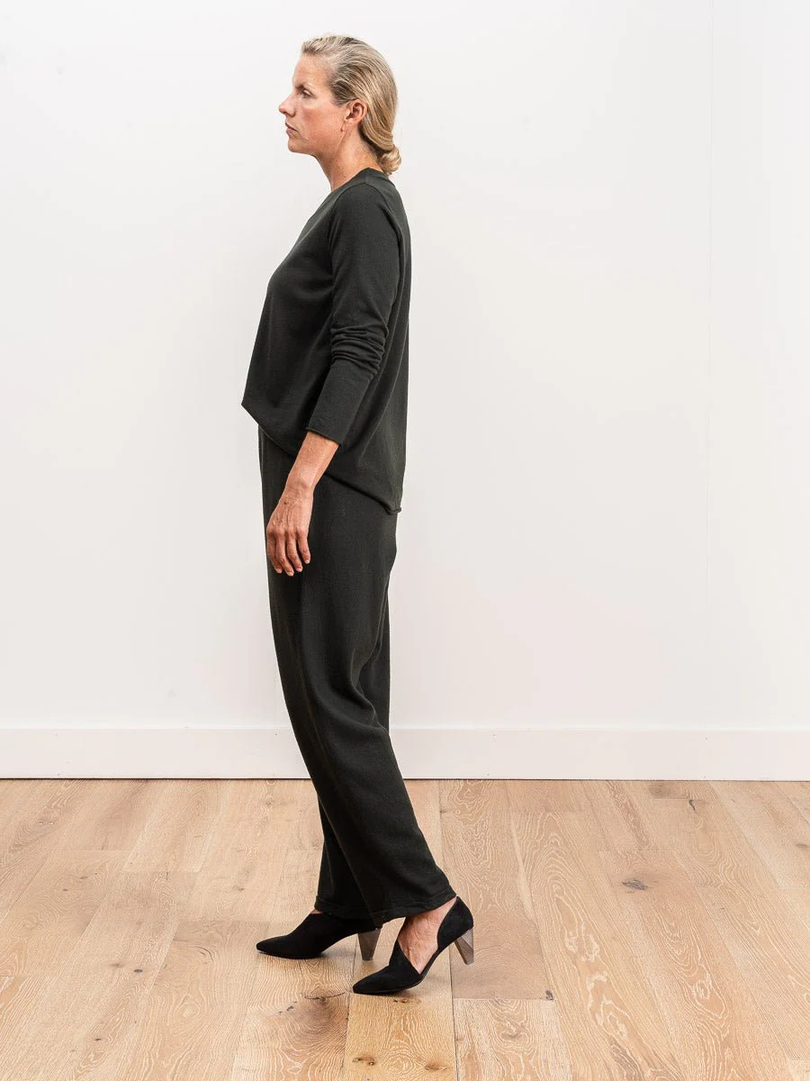 v-neck top - moss - Image 2