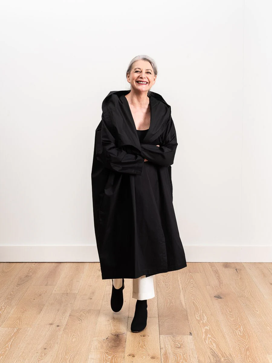 mantella dixon sontera rain coat - black