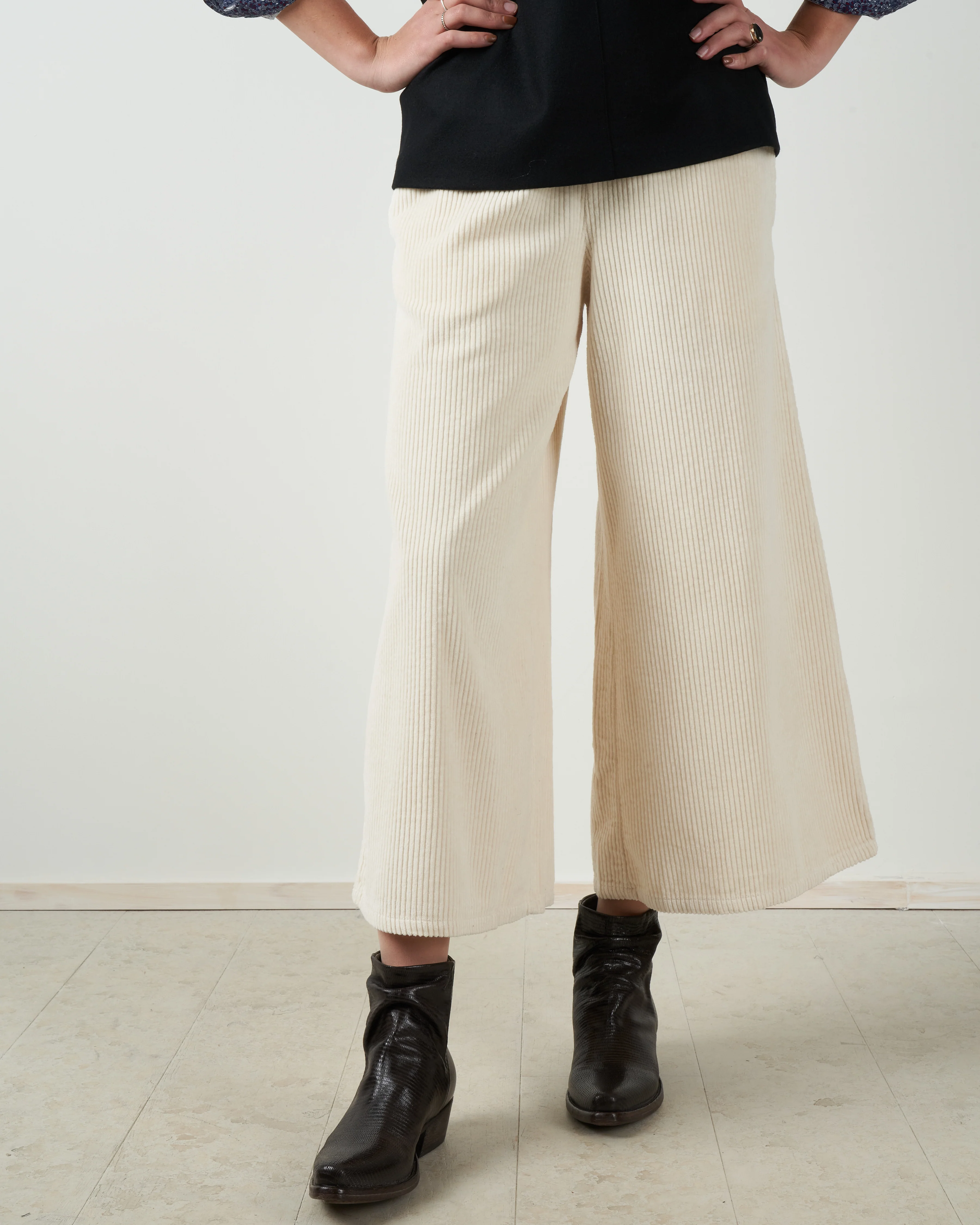 elle pant - winter white