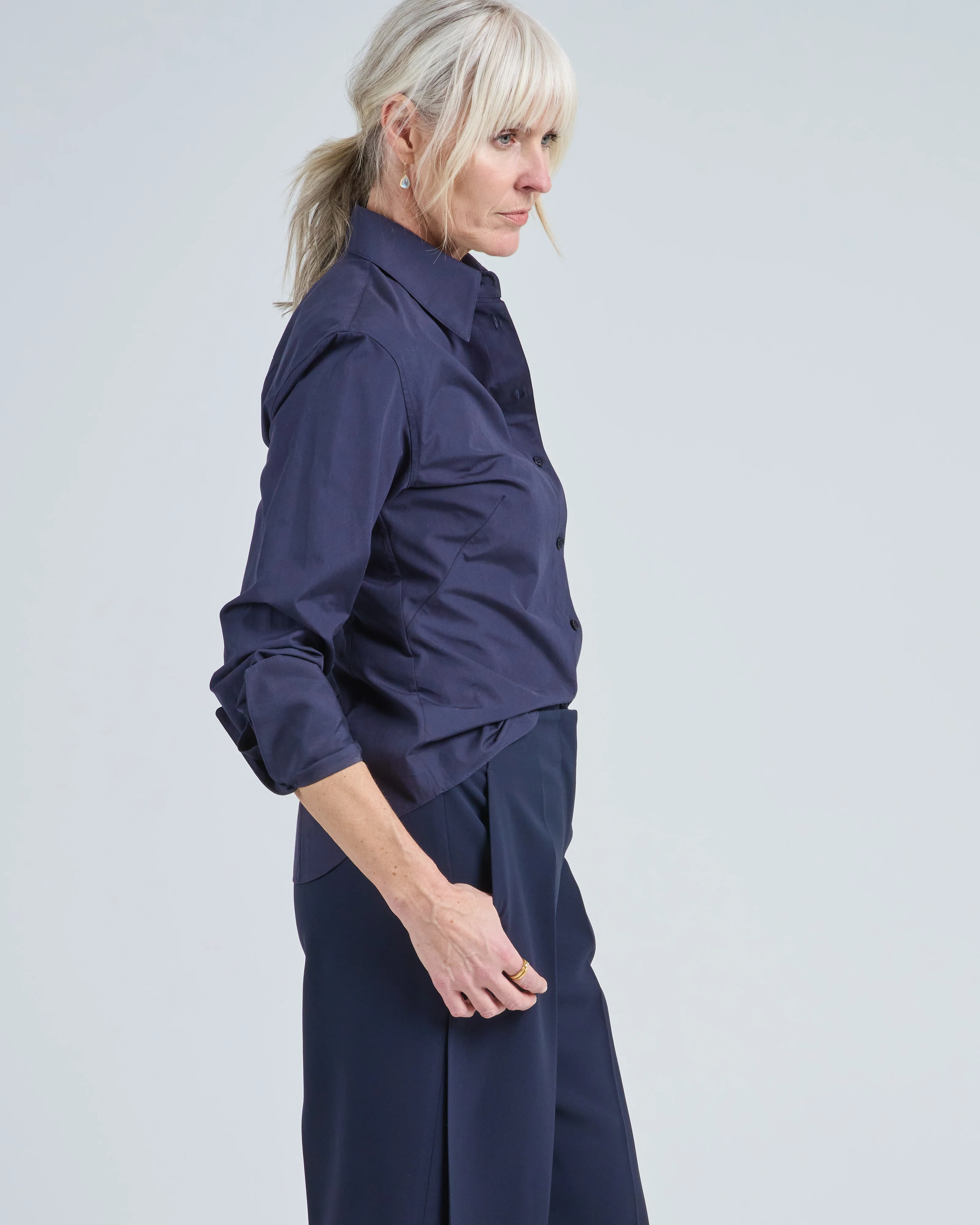 drop shoulder fitted shirt - Image 2