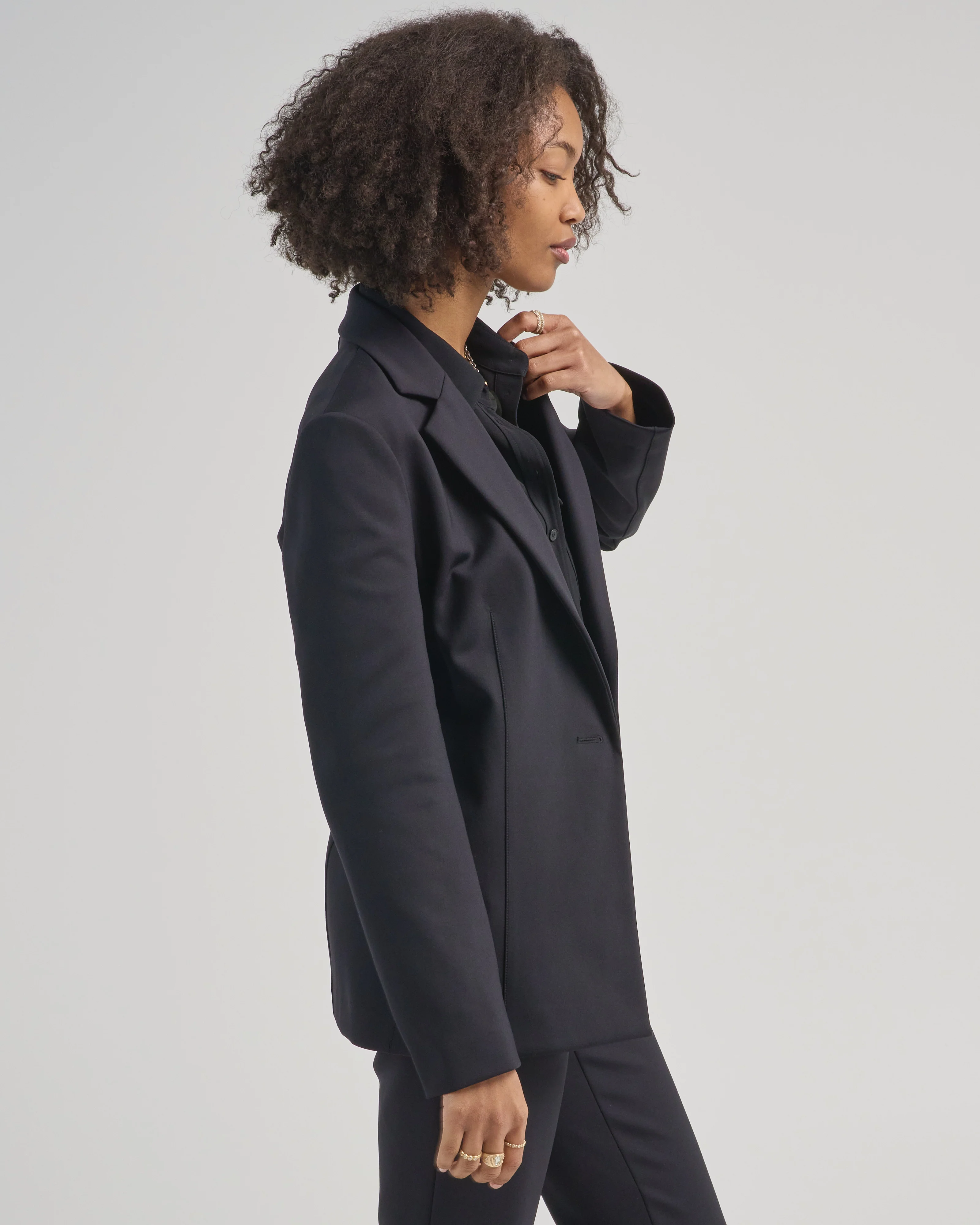 fitted below hip blazer - Image 4