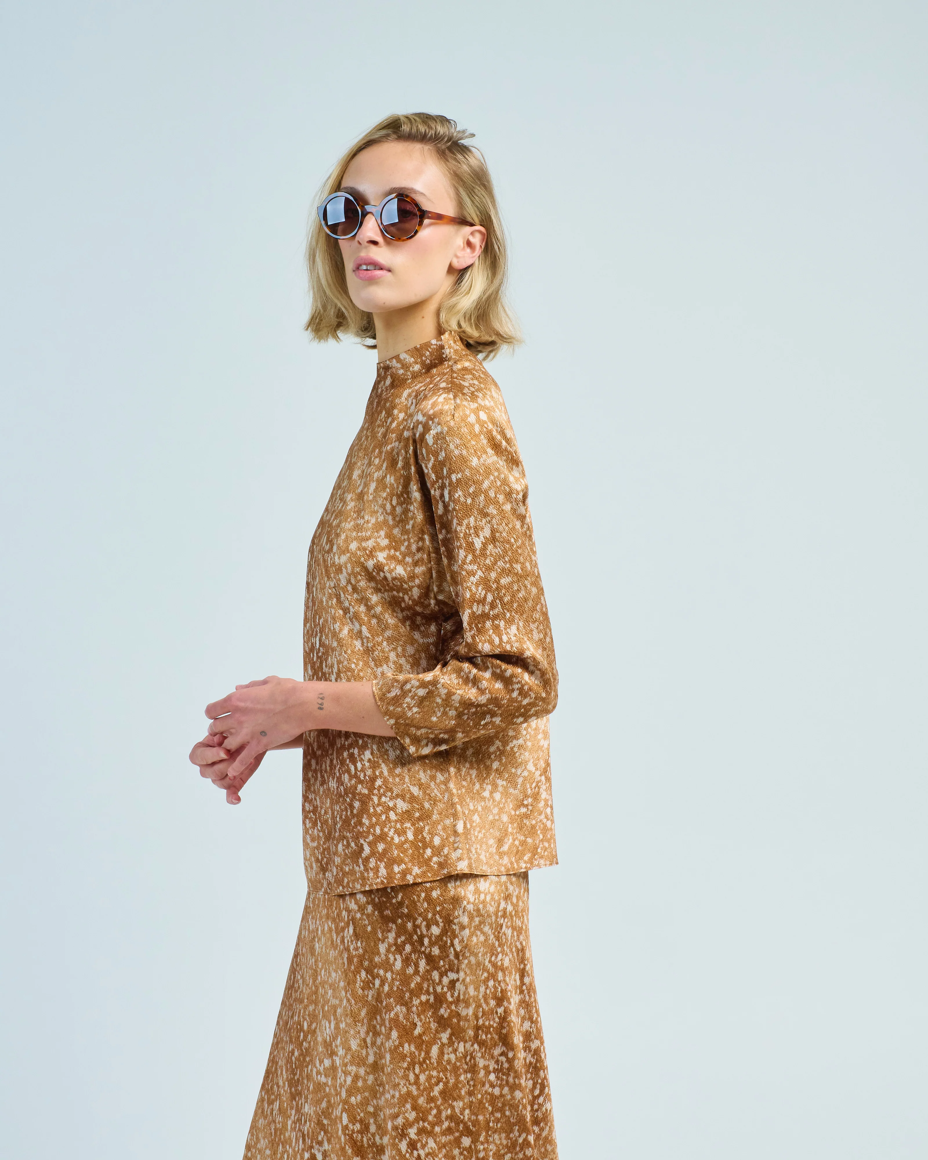 funnel neck dolman blouse - Image 3